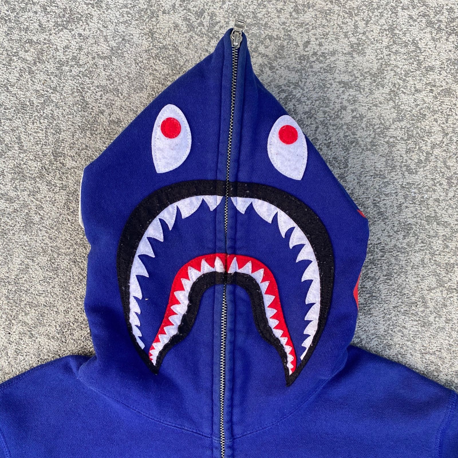 Bape union jack shark hoodie best sale