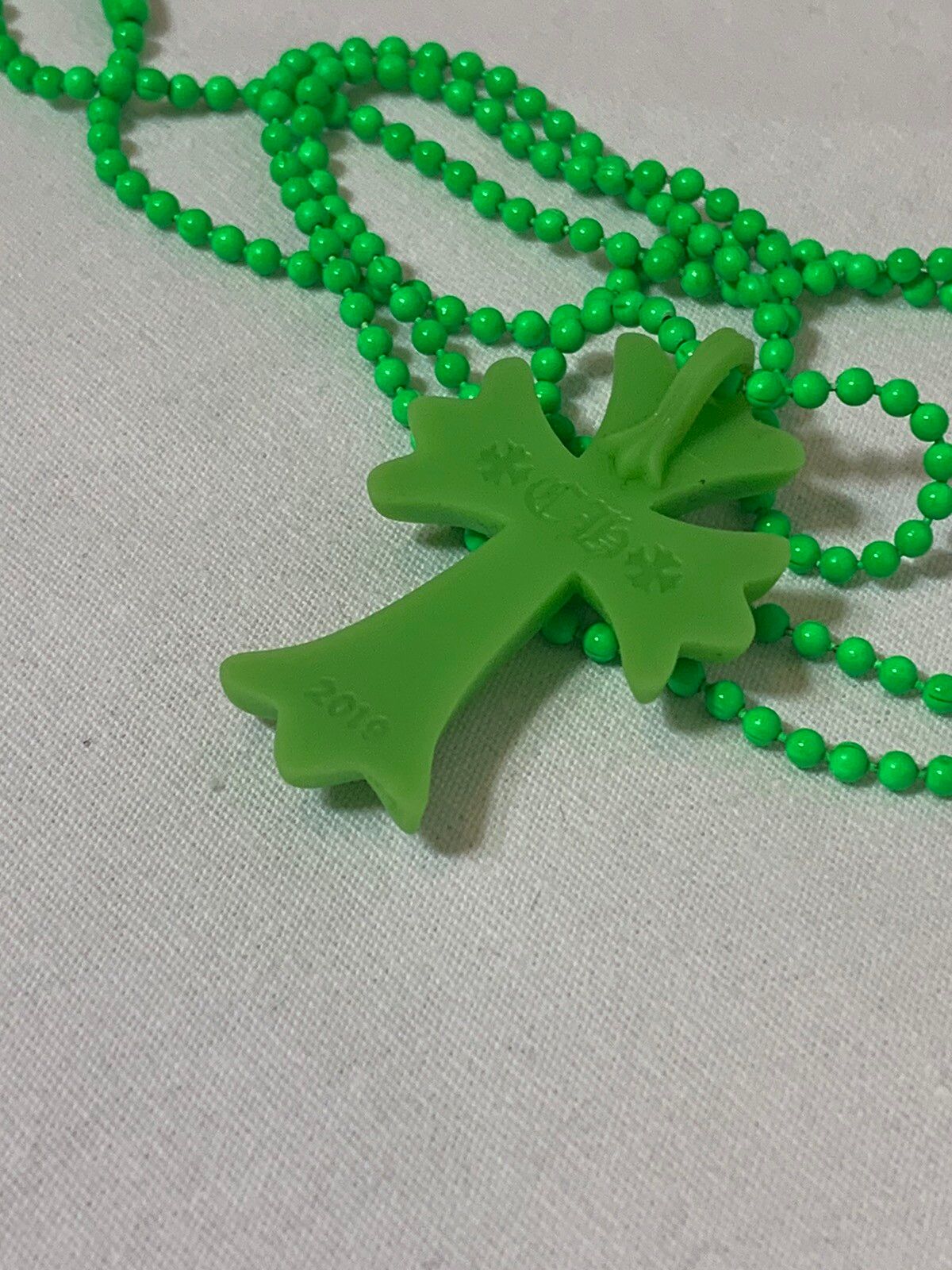 Chrome Hearts Chrome Hearts 20th Anniversary Silicone Necklace Green Size ONE SIZE - 2 Preview
