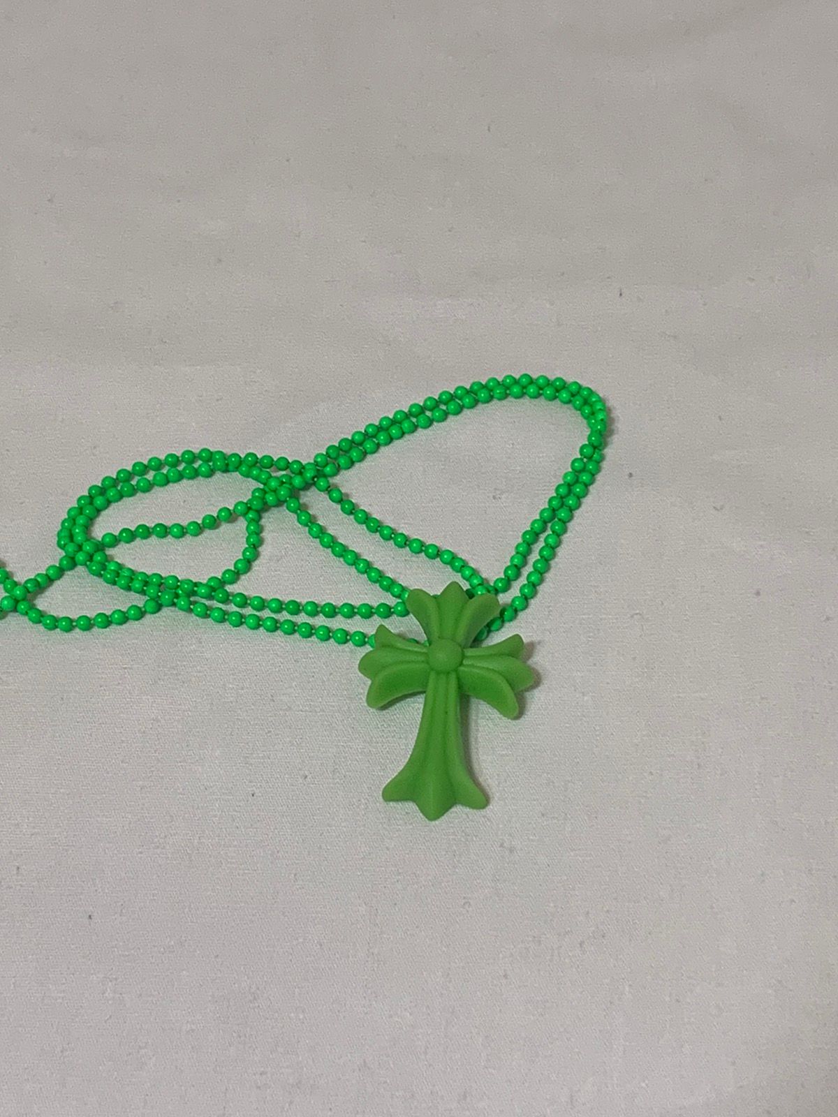 Chrome Hearts Chrome Hearts 20th Anniversary Silicone Necklace Green Size ONE SIZE - 1 Preview