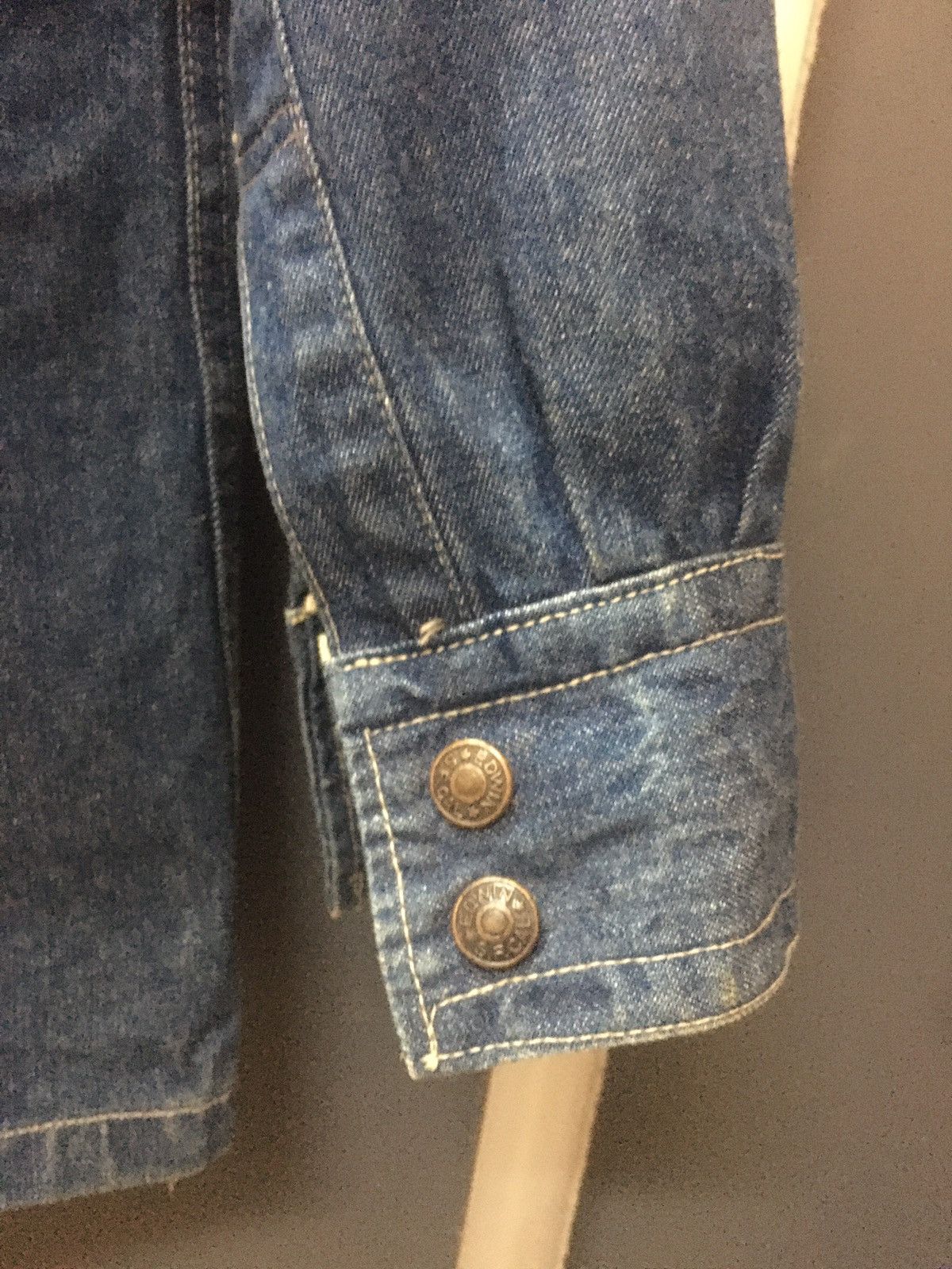 Edwin VINTAGE 80s EDWIN Selvage Jacket levis denim Size US L / EU 52-54 / 3 - 9 Thumbnail