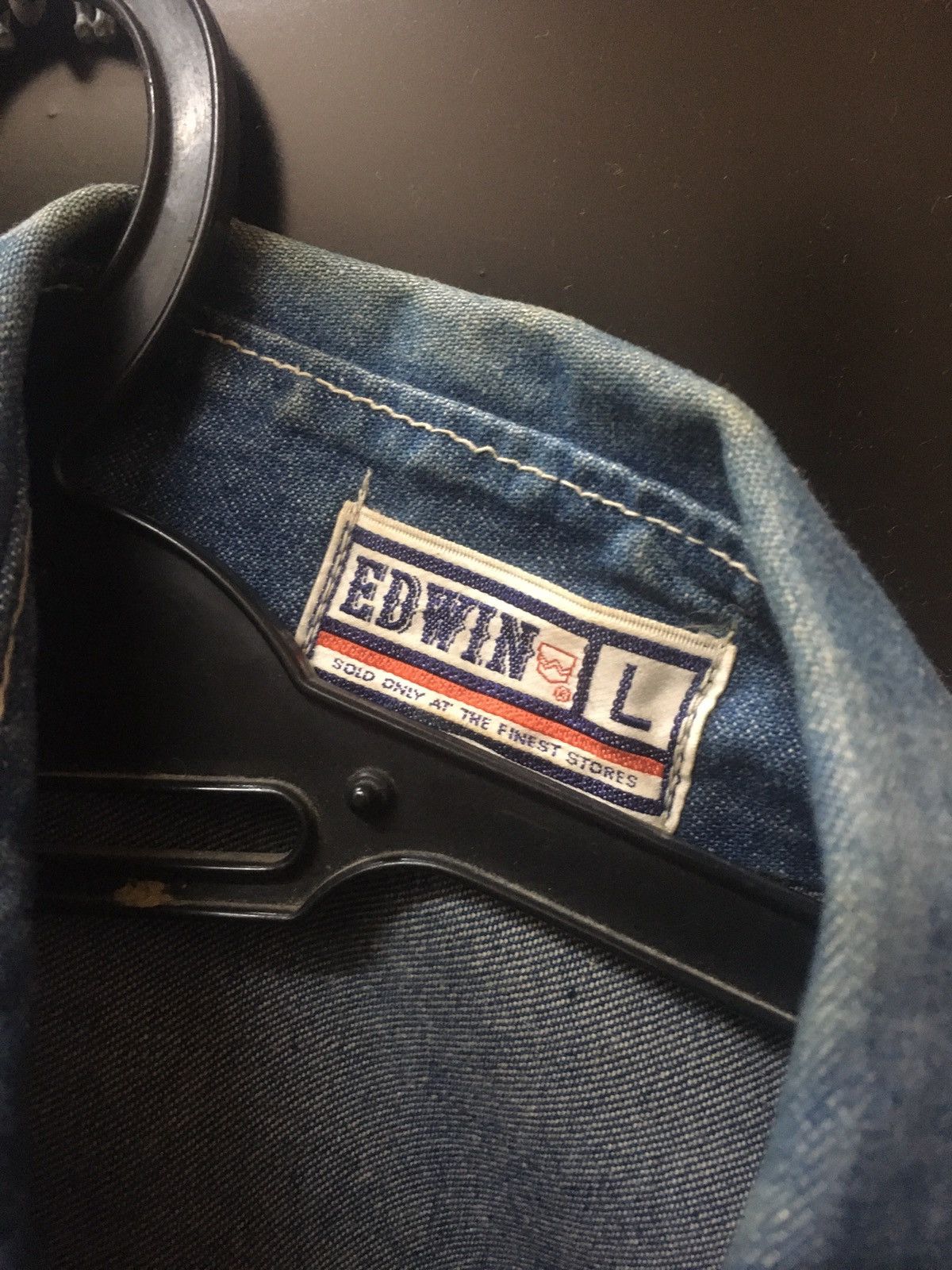 Edwin VINTAGE 80s EDWIN Selvage Jacket levis denim Size US L / EU 52-54 / 3 - 7 Thumbnail