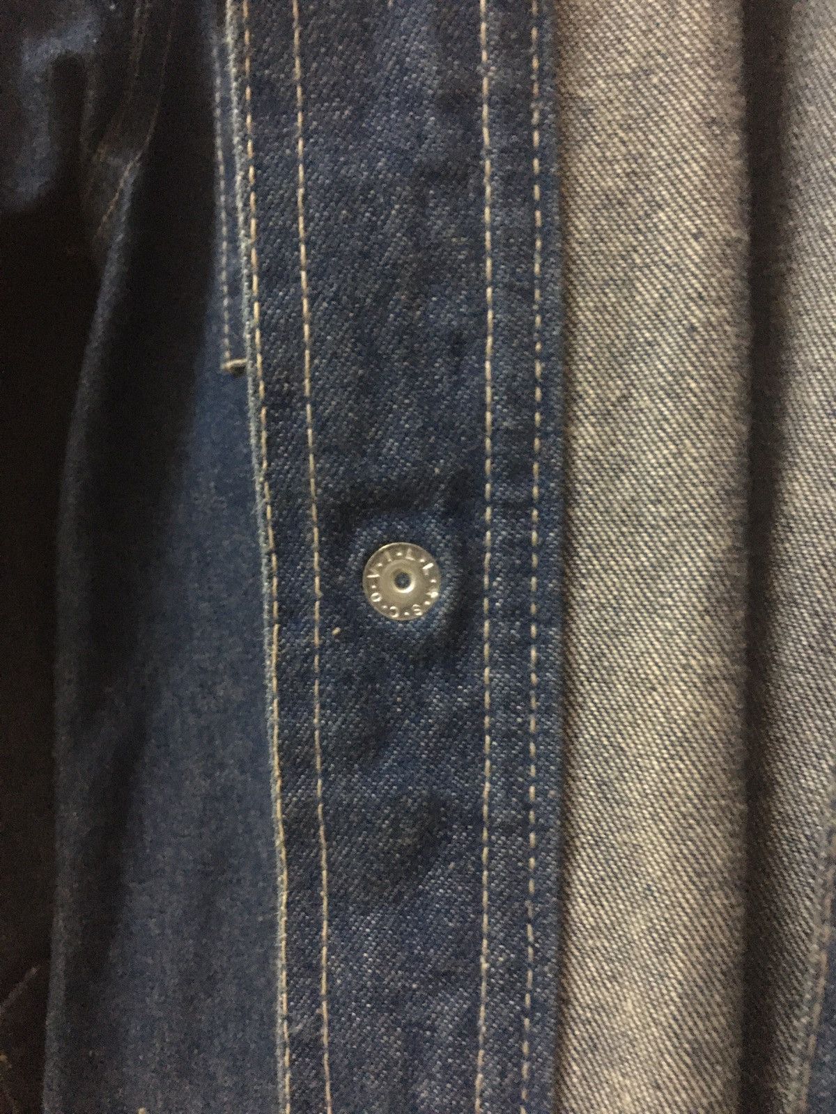 Edwin VINTAGE 80s EDWIN Selvage Jacket levis denim Size US L / EU 52-54 / 3 - 6 Thumbnail