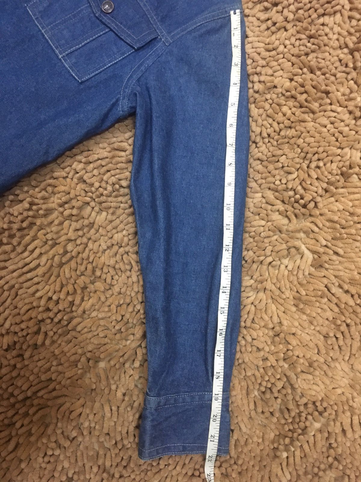 Edwin VINTAGE 80s EDWIN Selvage Jacket levis denim Size US L / EU 52-54 / 3 - 13 Thumbnail