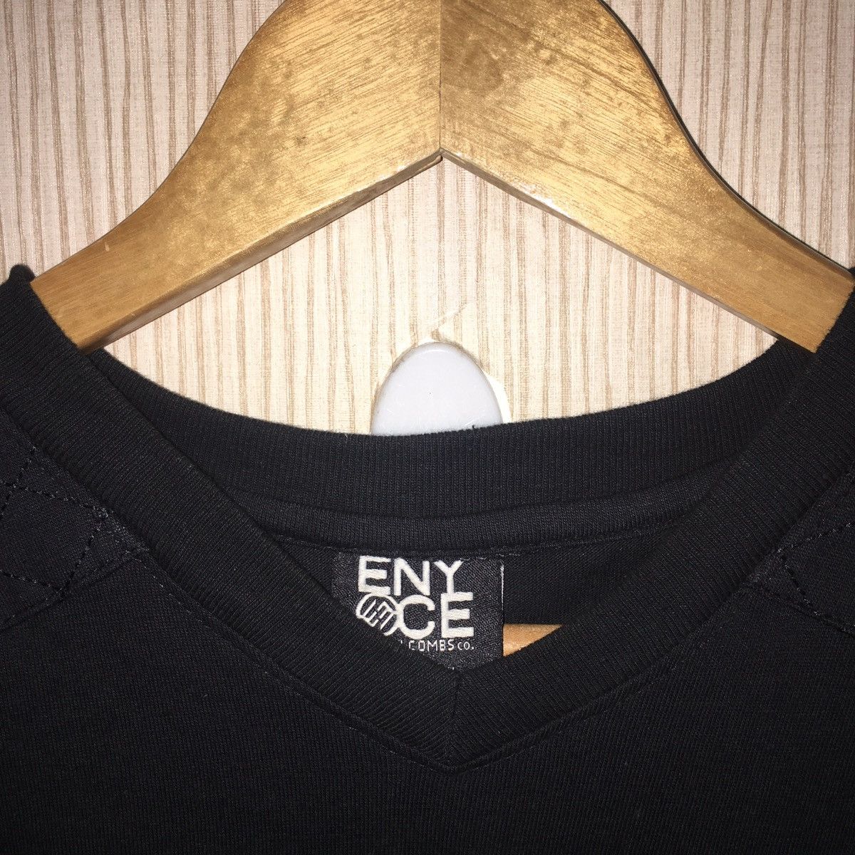 Enyce a sean combs co. Single pocket v neck shirt