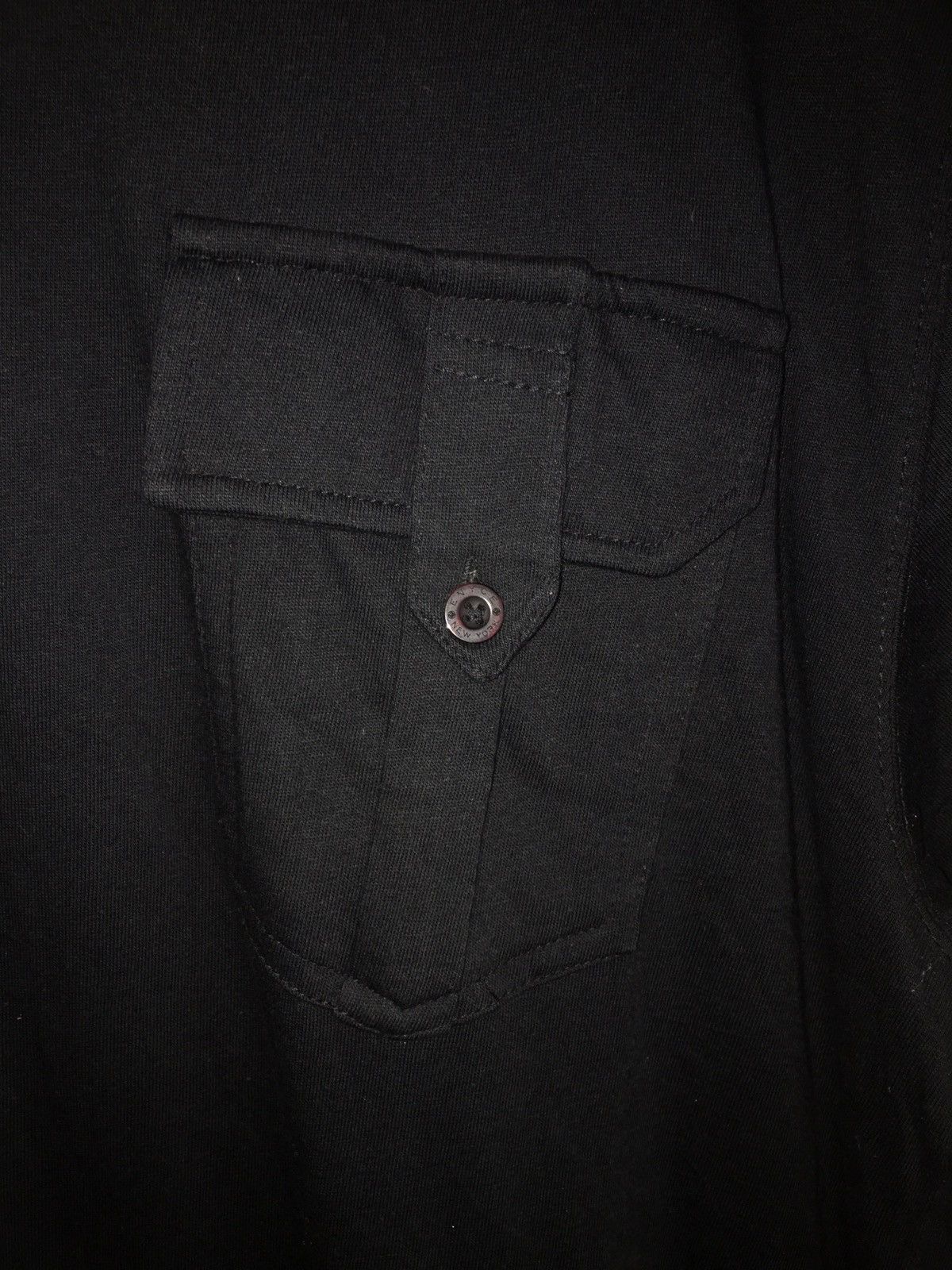 Enyce a sean combs co. Single pocket v neck shirt