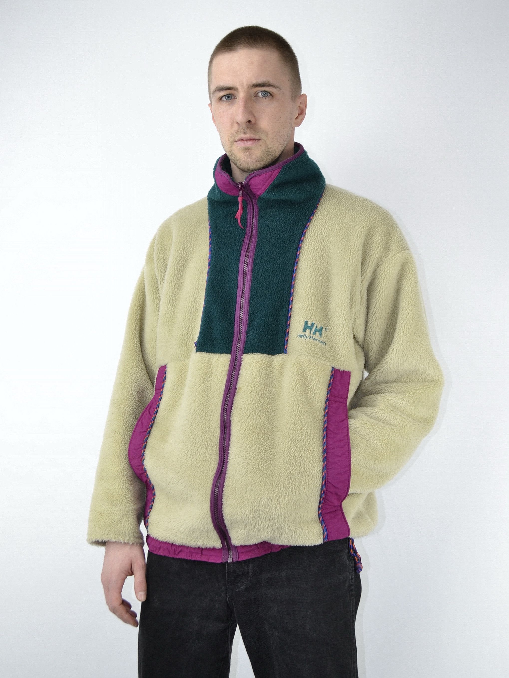 Helly Hansen × Vintage Vintage Helly Hansen Full Zip Fleece Synchilla Jacket Size US L / EU 52-54 / 3 - 2 Thumbnail