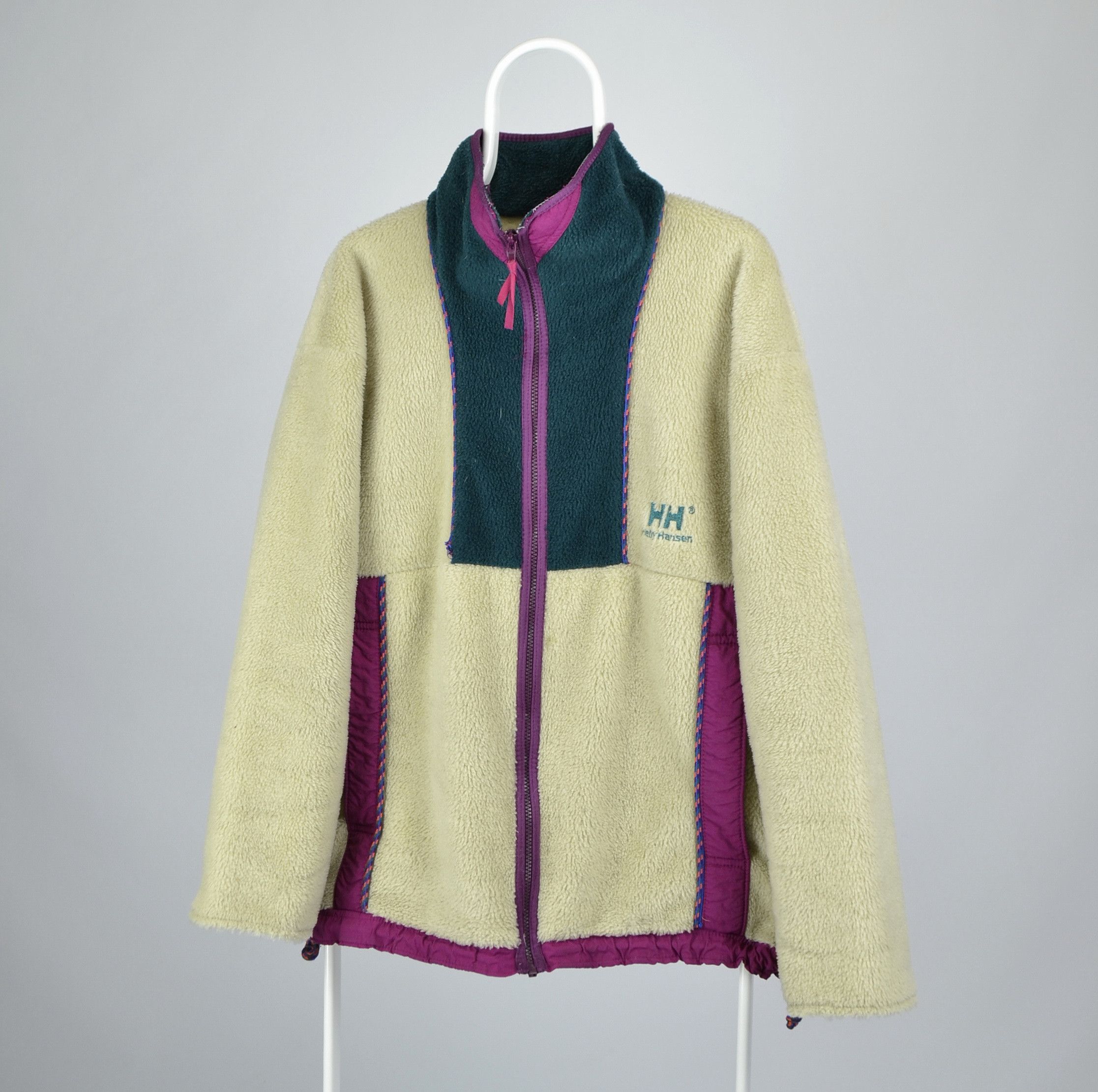 Helly Hansen × Vintage Vintage Helly Hansen Full Zip Fleece Synchilla Jacket Size US L / EU 52-54 / 3 - 5 Thumbnail