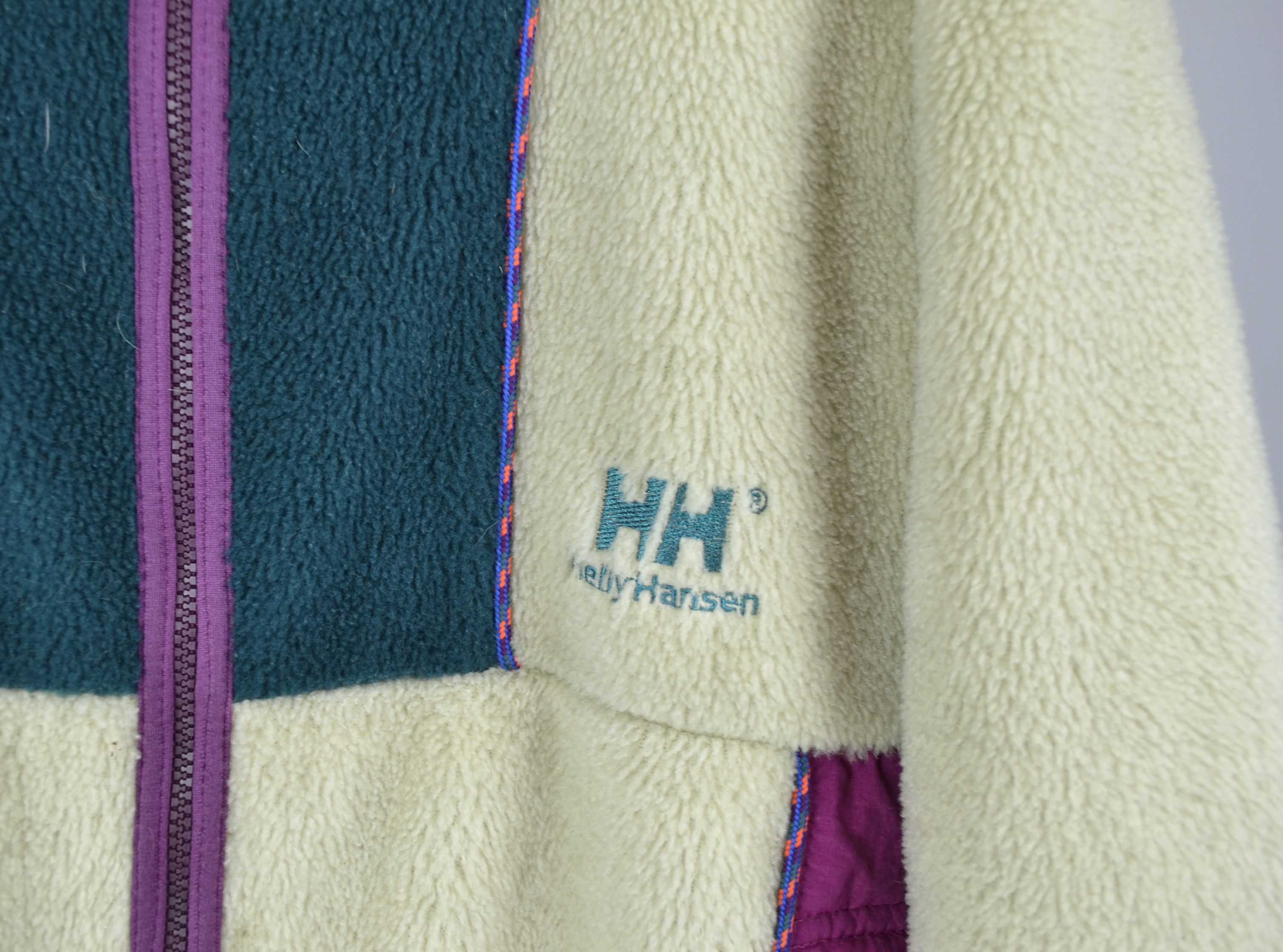 Helly Hansen × Vintage Vintage Helly Hansen Full Zip Fleece Synchilla Jacket Size US L / EU 52-54 / 3 - 8 Thumbnail