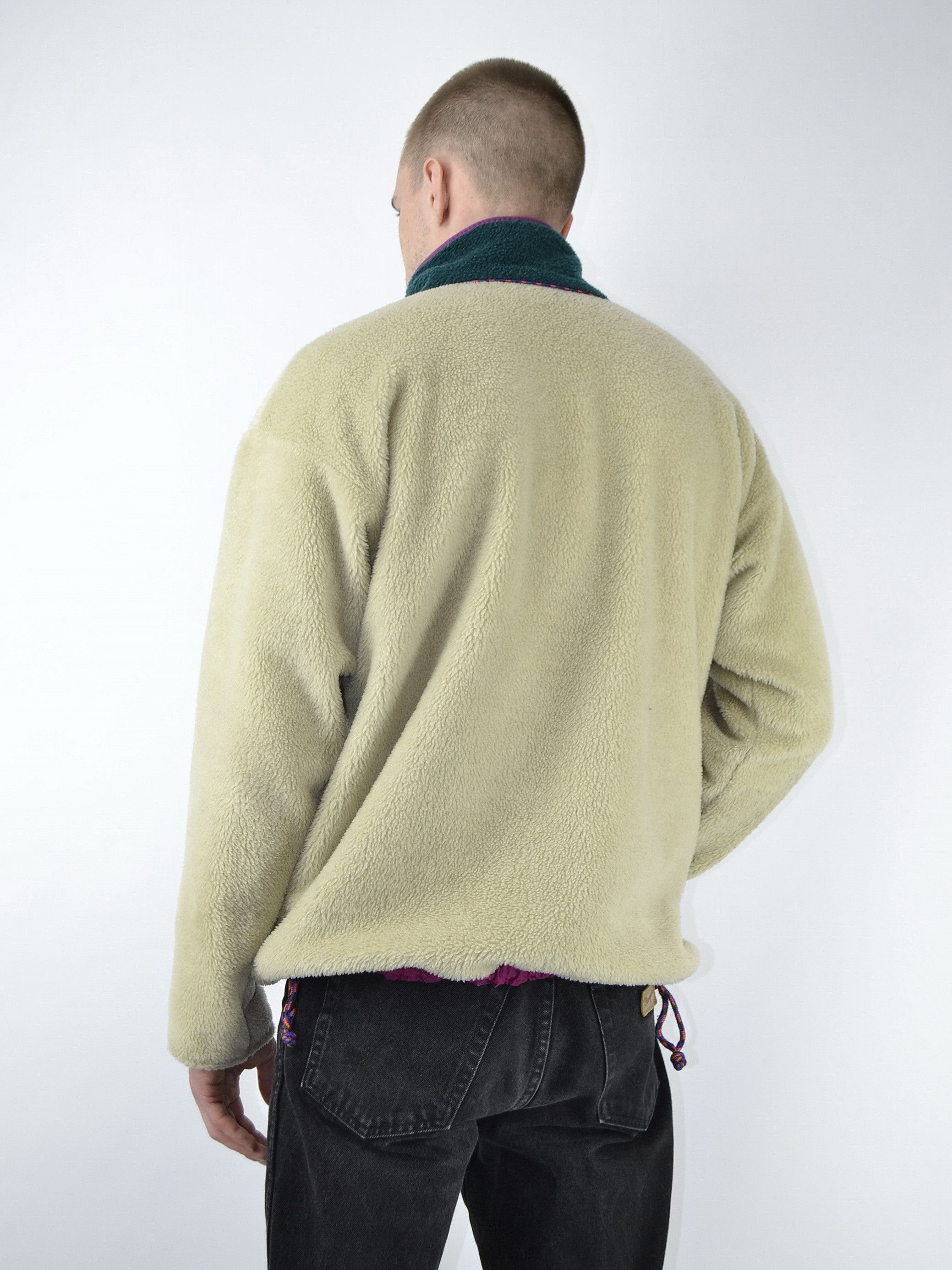 Helly Hansen × Vintage Vintage Helly Hansen Full Zip Fleece Synchilla Jacket Size US L / EU 52-54 / 3 - 3 Thumbnail