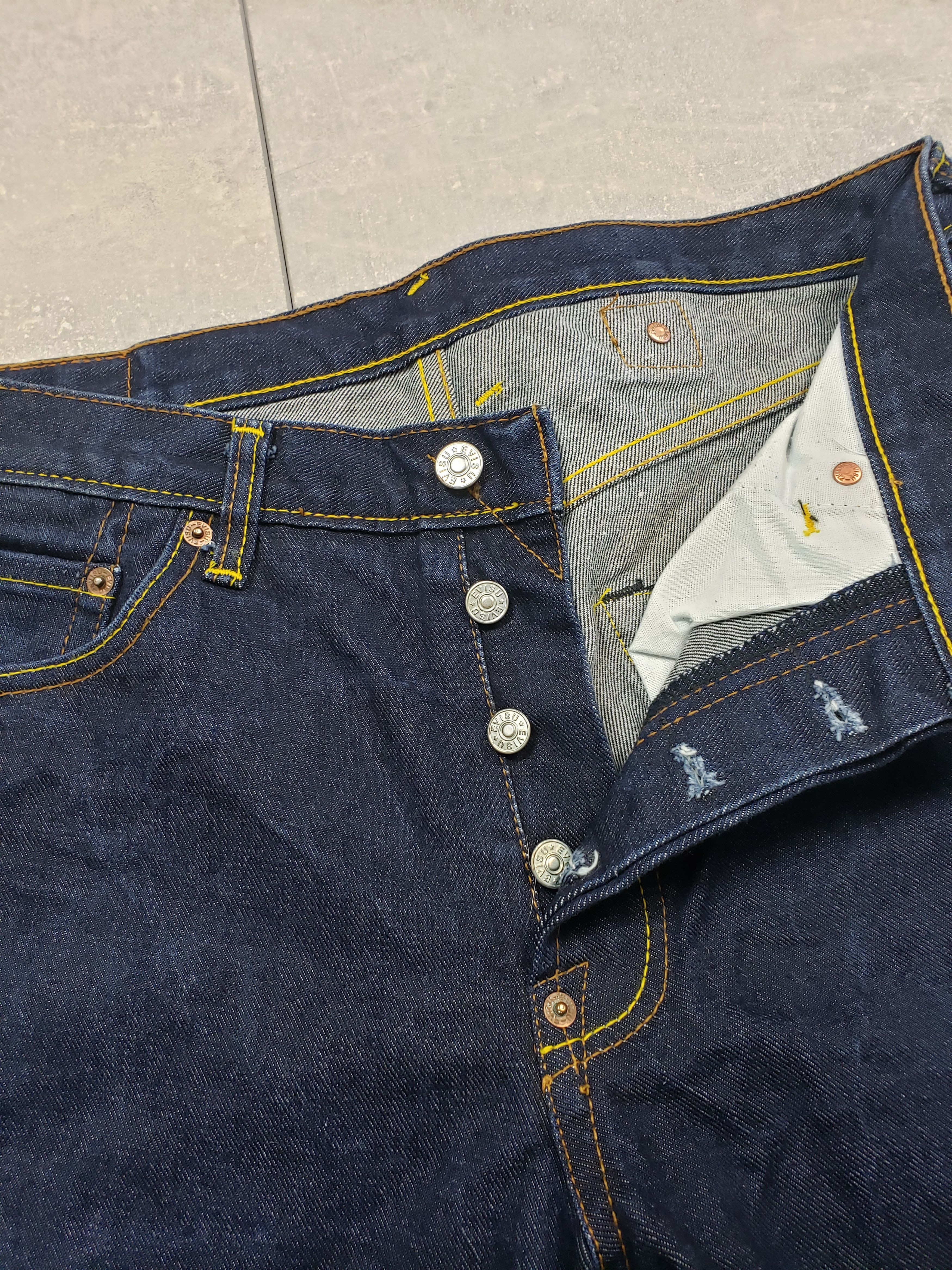 Evisu Evisu denim pants big logo jeans selvedge Size US 34 / EU 50 - 10 Thumbnail