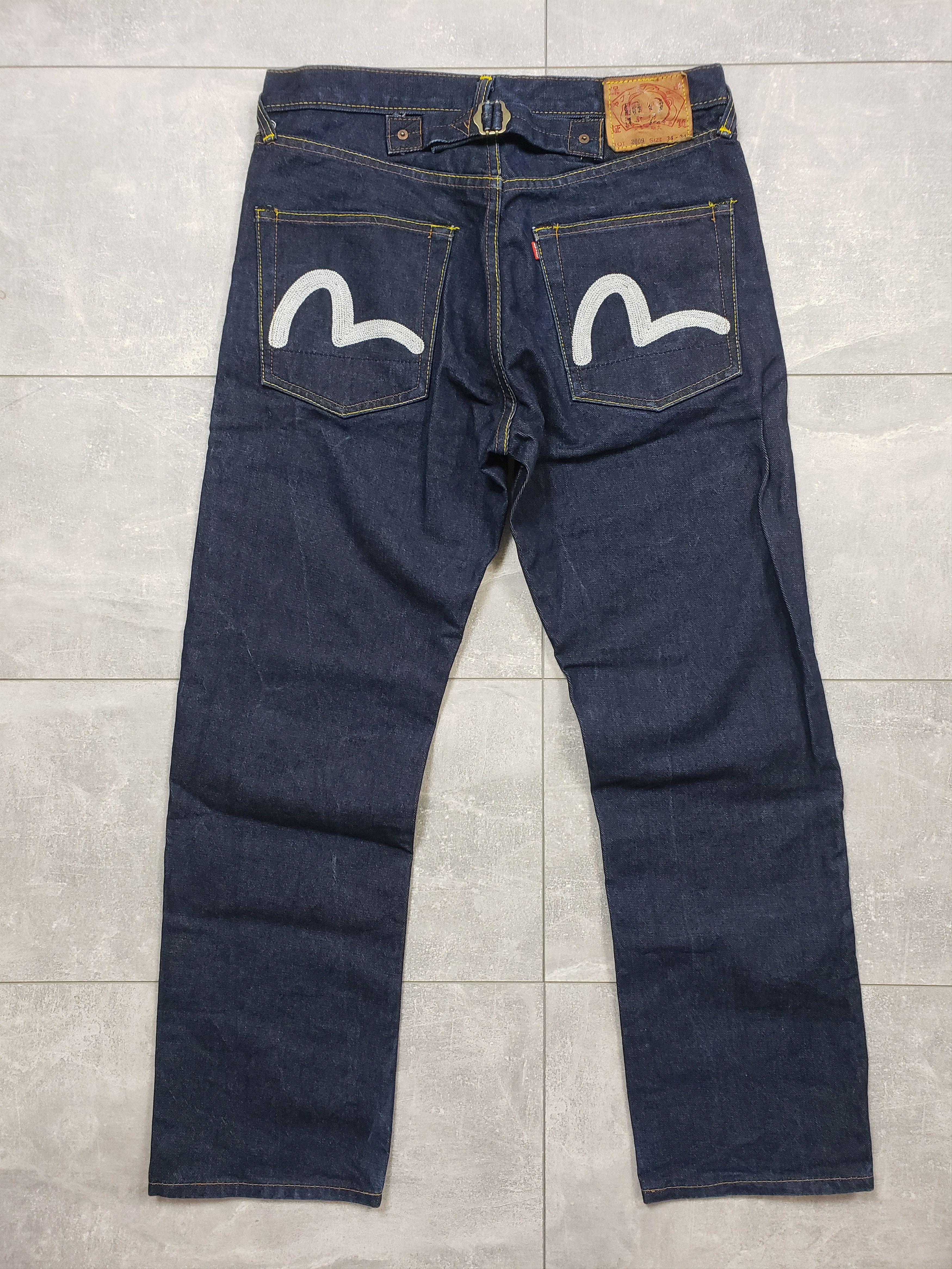Evisu Evisu denim pants big logo jeans selvedge Size US 34 / EU 50 - 1 Preview