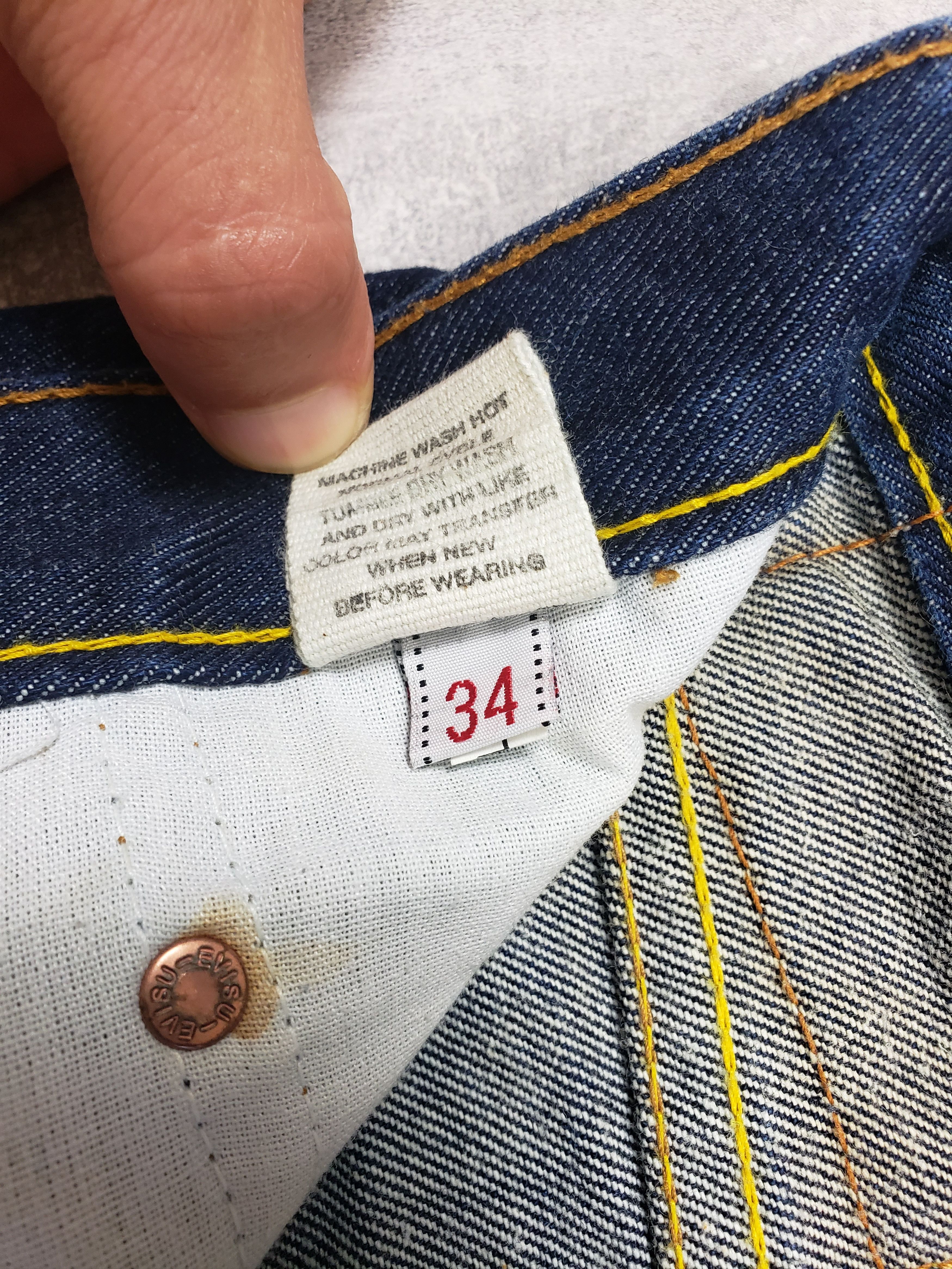 Evisu Evisu denim pants big logo jeans selvedge Size US 34 / EU 50 - 8 Thumbnail
