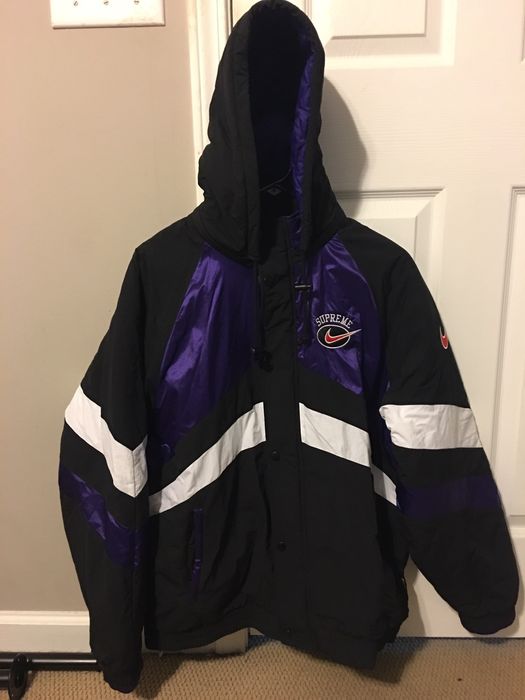 Supreme nike hooded discount jacket