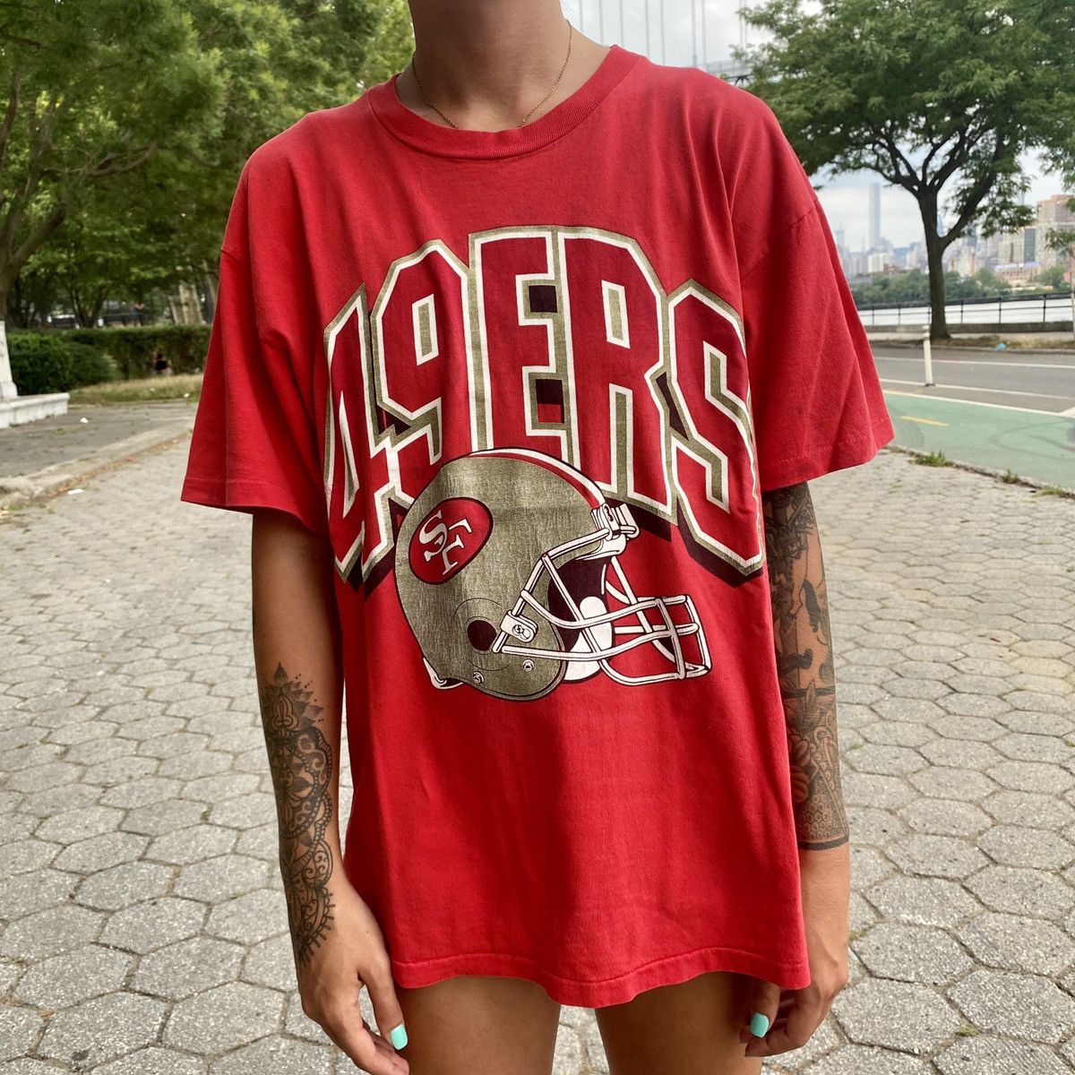 Vintage Vintage 49ers t shirt 1990s