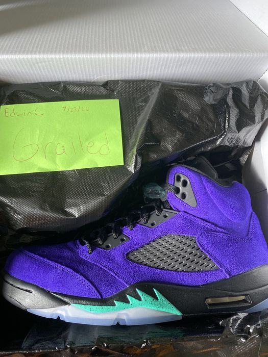 Jordan Brand *Deadstock* Air Jordan 5 Retro Alternate Grape Grailed