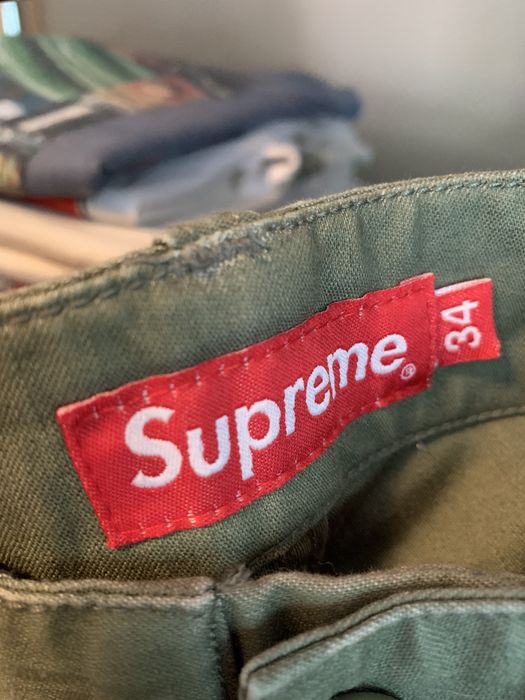 Supreme Supreme Olive Green Cargo Pants SS20 | Grailed