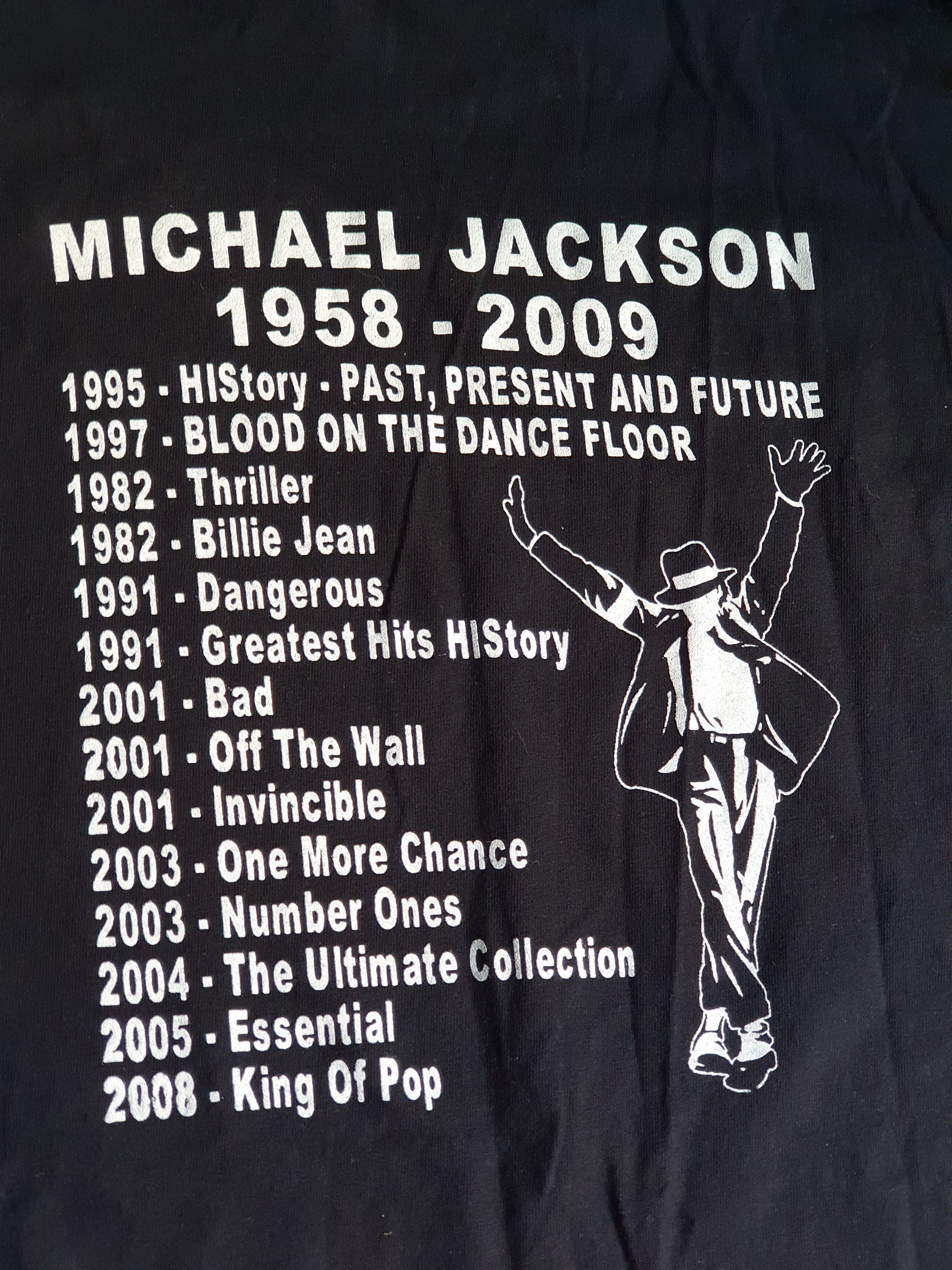 Band Tees × Michael Jackson Michael Jackson Double sided - RIP 1958-2009 albums,sz XL Size US XL / EU 56 / 4 - 5 Thumbnail