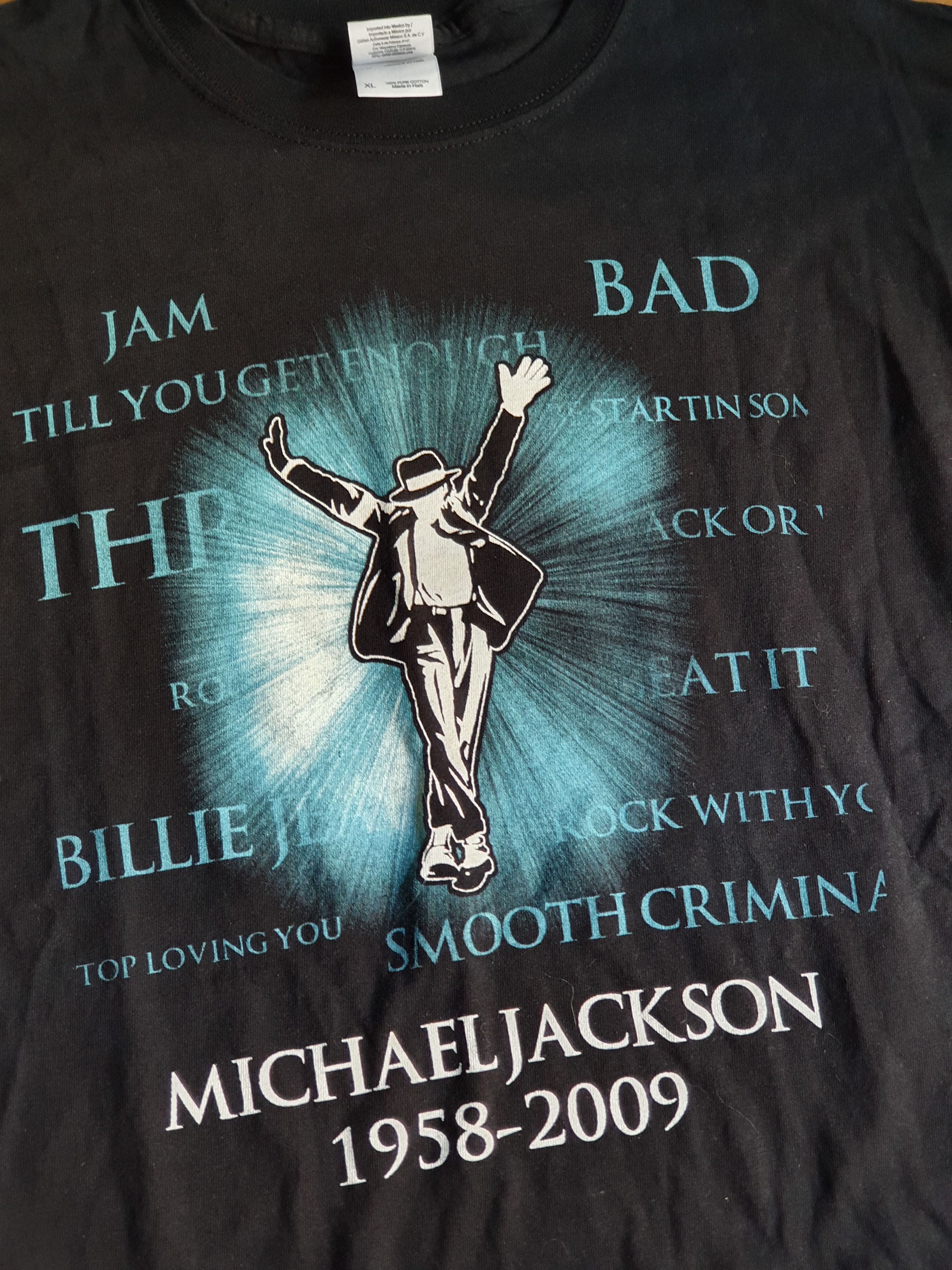Band Tees × Michael Jackson Michael Jackson Double sided - RIP 1958-2009 albums,sz XL Size US XL / EU 56 / 4 - 2 Thumbnail