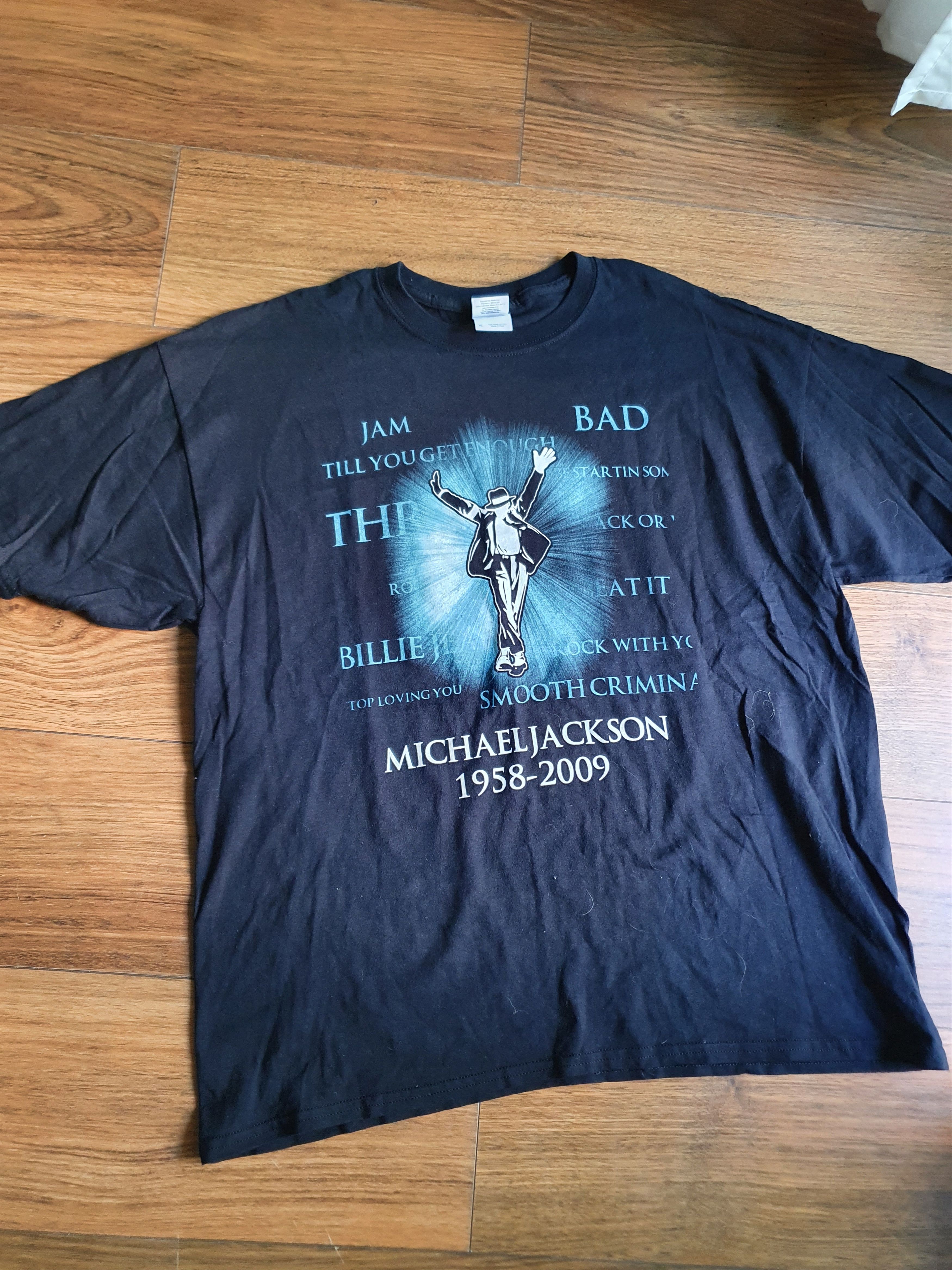 Band Tees × Michael Jackson Michael Jackson Double sided - RIP 1958-2009 albums,sz XL Size US XL / EU 56 / 4 - 1 Thumbnail