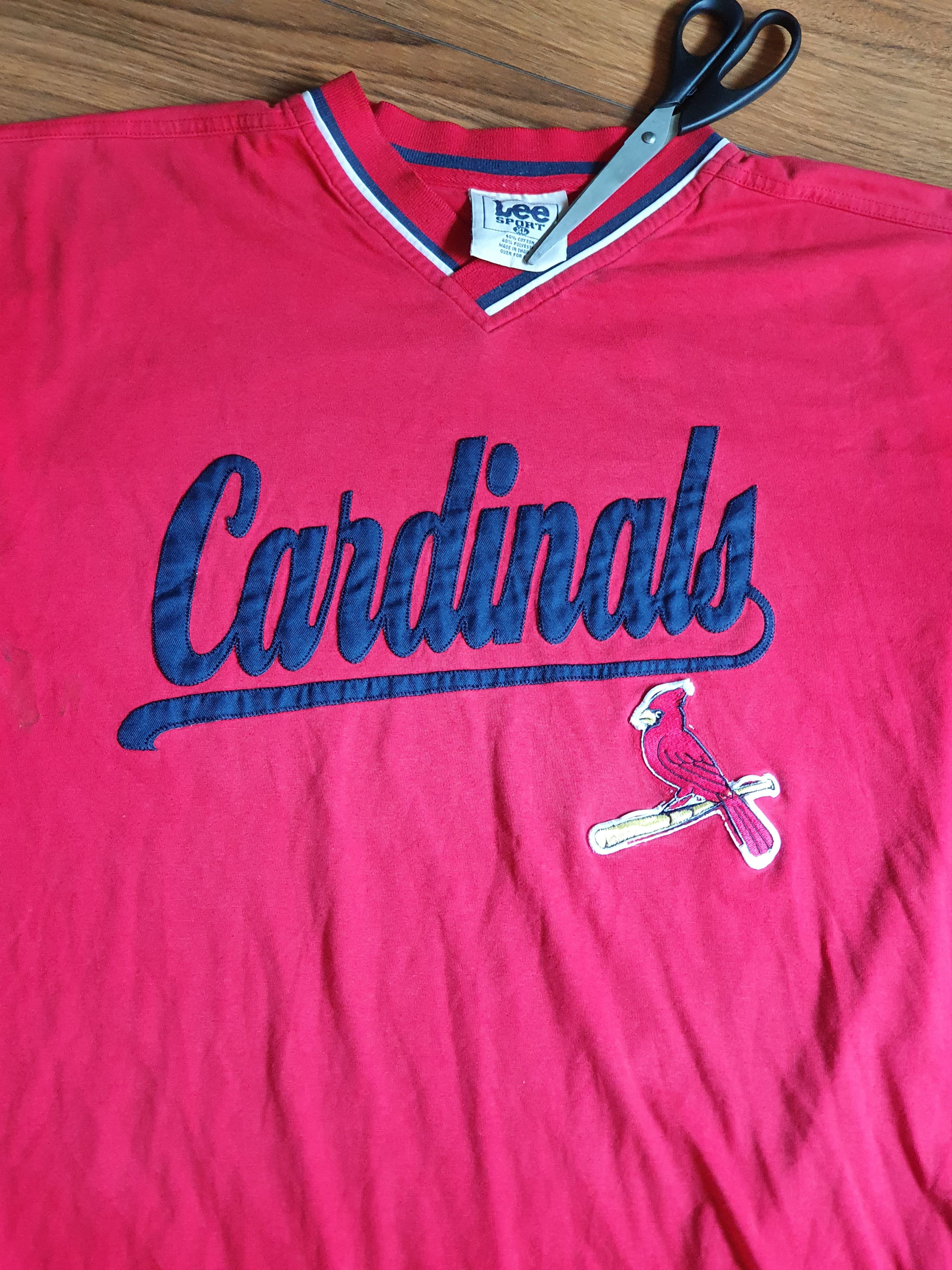 Lee × Vintage CARDINALS ST.LOUIS Vtg LEE SPORT BASEBALL tee.sz XL Size US XL / EU 56 / 4 - 1 Thumbnail