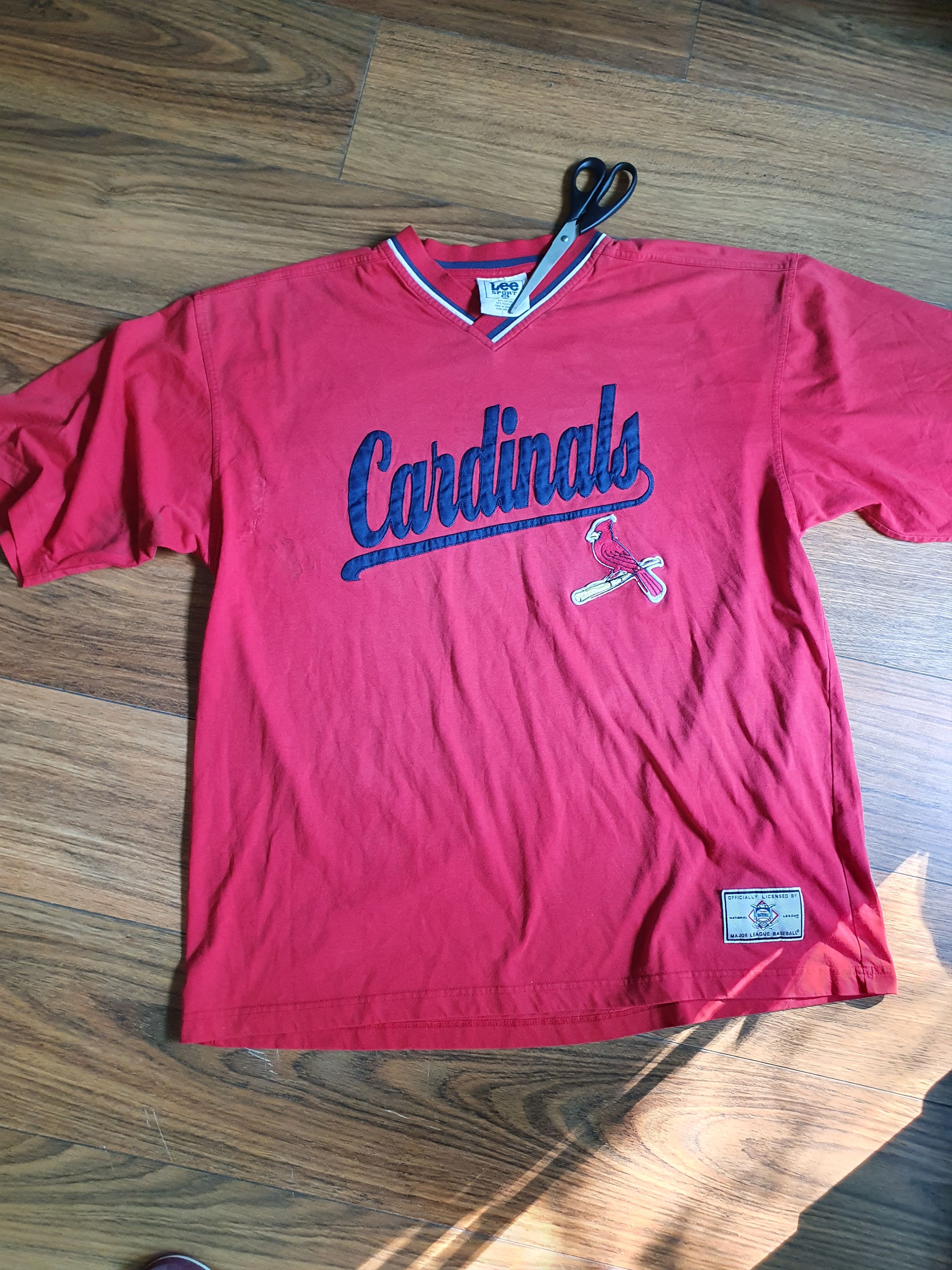 Lee × Vintage CARDINALS ST.LOUIS Vtg LEE SPORT BASEBALL tee.sz XL Size US XL / EU 56 / 4 - 2 Thumbnail