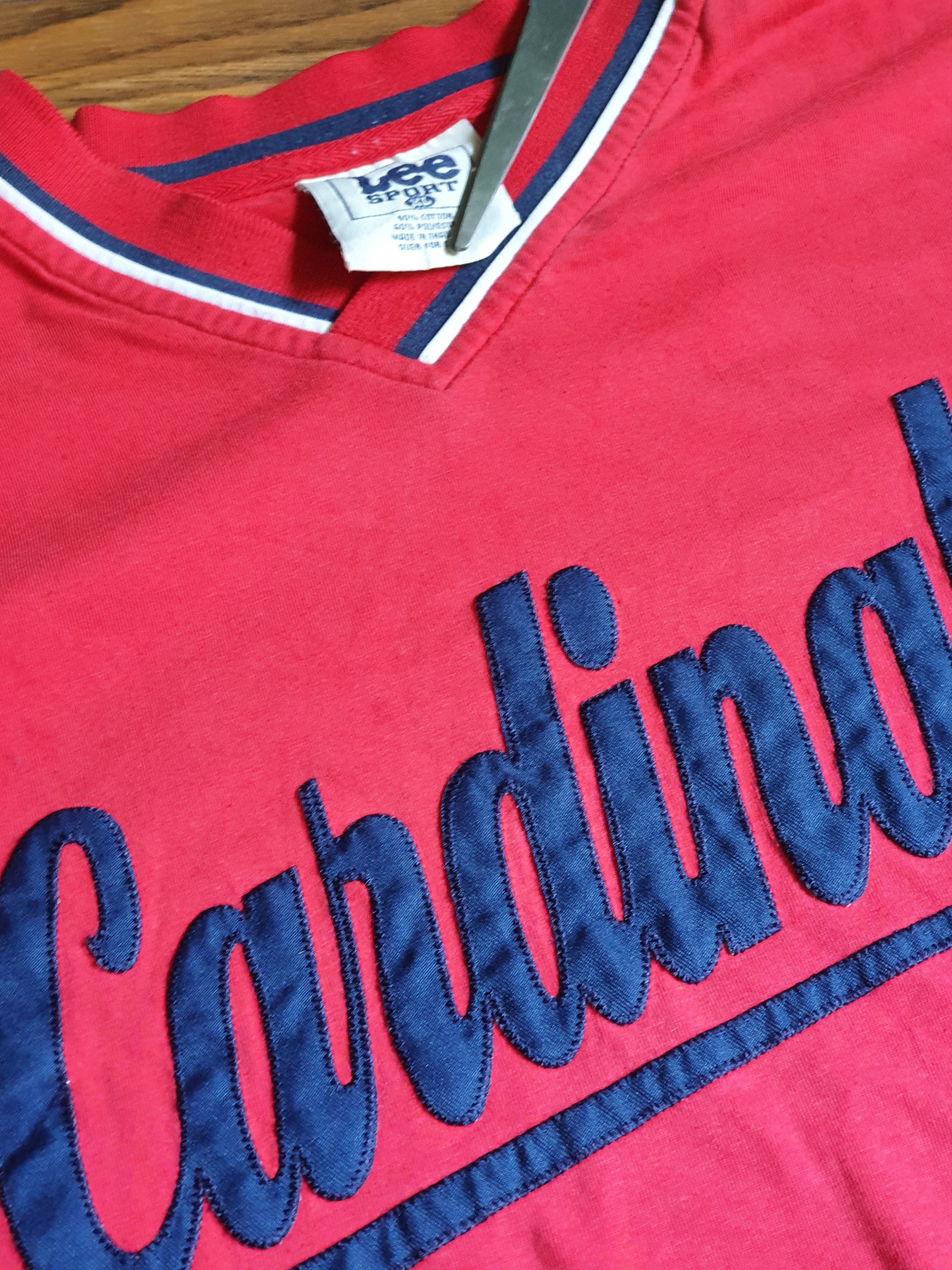 Lee × Vintage CARDINALS ST.LOUIS Vtg LEE SPORT BASEBALL tee.sz XL Size US XL / EU 56 / 4 - 5 Thumbnail