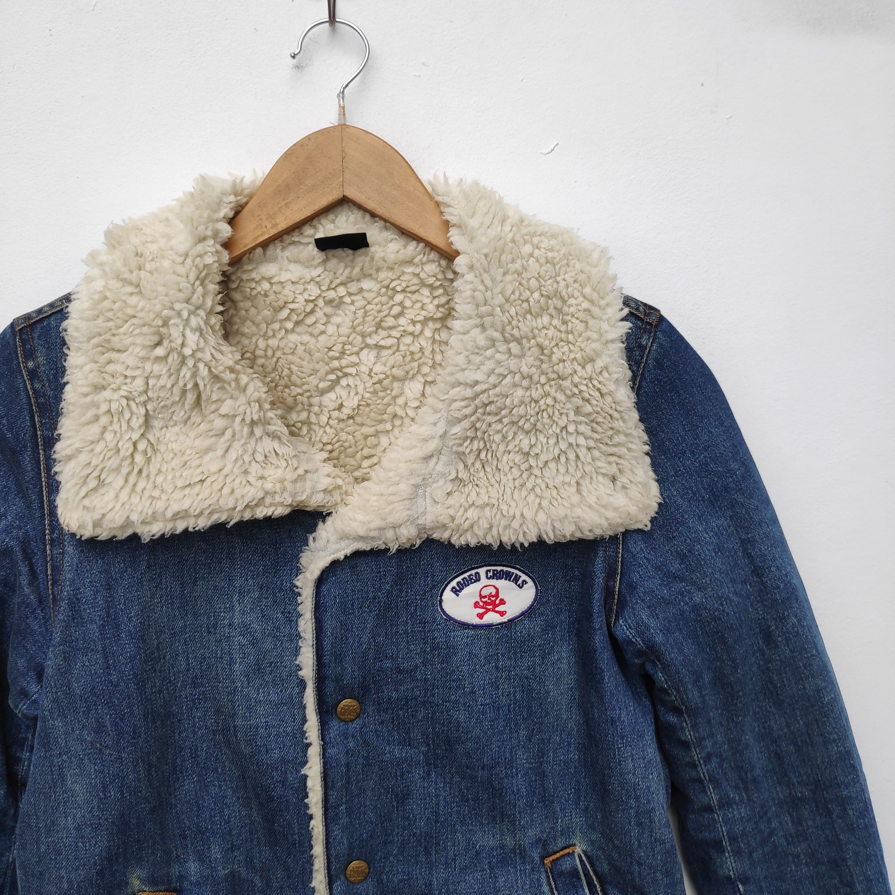 Designer × Japanese Brand Rodeo Crown Denim Jacket Sherpa Small Size Size US S / EU 44-46 / 1 - 4 Thumbnail