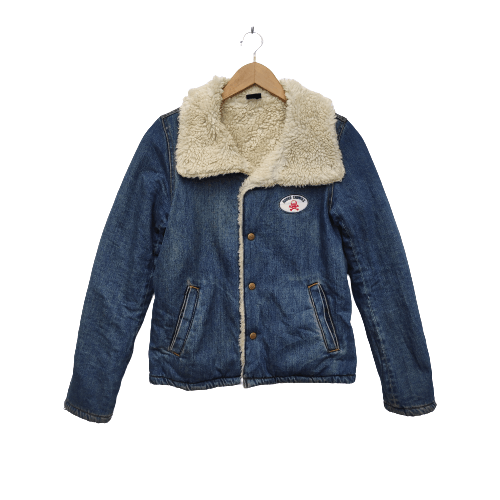 Designer × Japanese Brand Rodeo Crown Denim Jacket Sherpa Small Size Size US S / EU 44-46 / 1 - 1 Thumbnail
