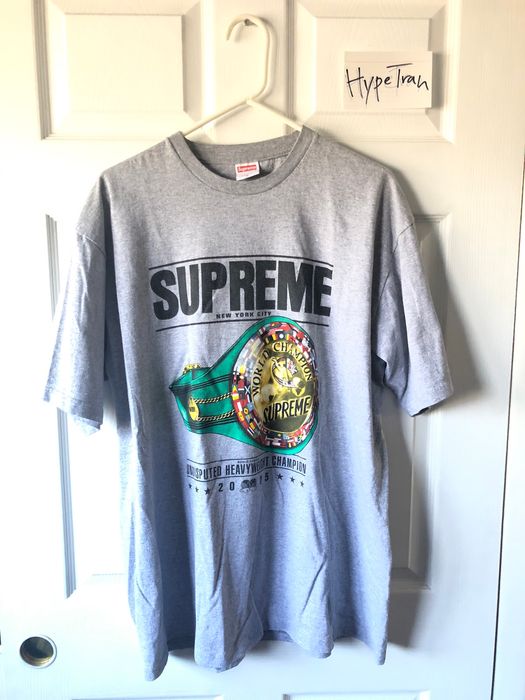 Supreme Supreme 2005 undisputed heavyweight champion tee | Grailed