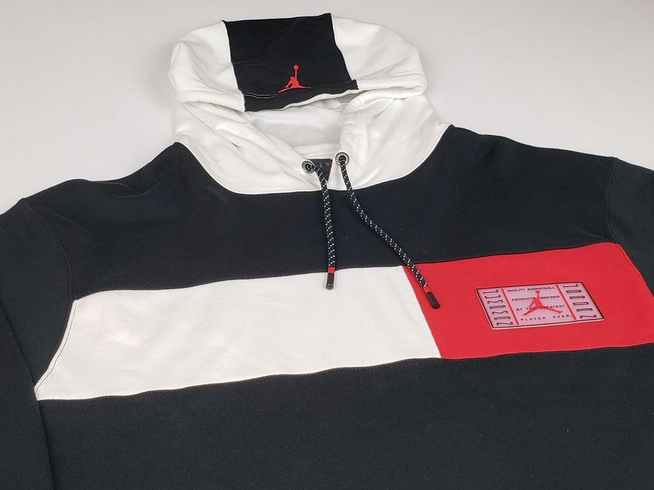 Nike Air Jordan Hoodie Red Black White Grailed