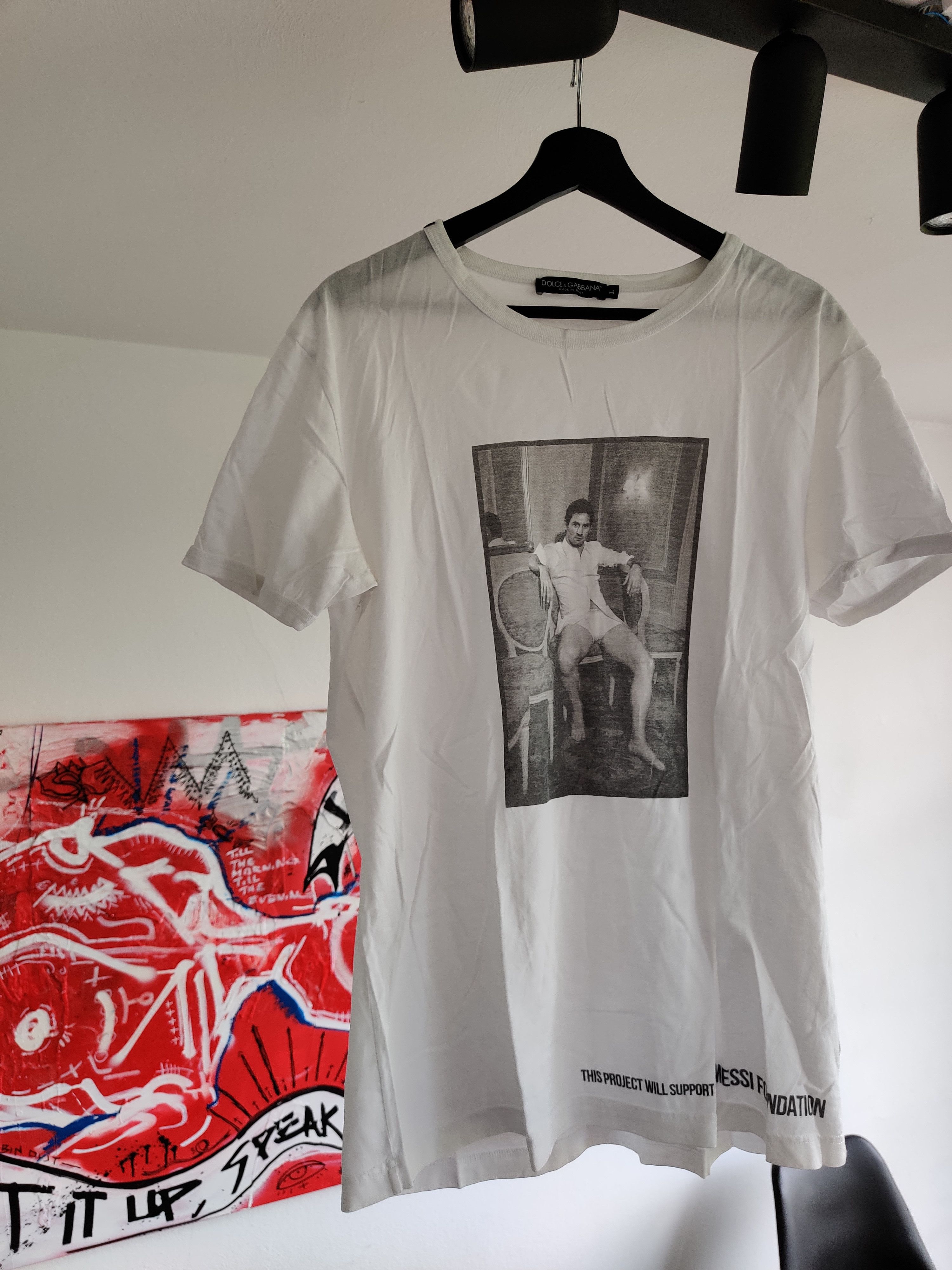 トップス Dolce & Gabbana Messi T-shirt M Dolce & Gabbana Dolce & Gabbana 