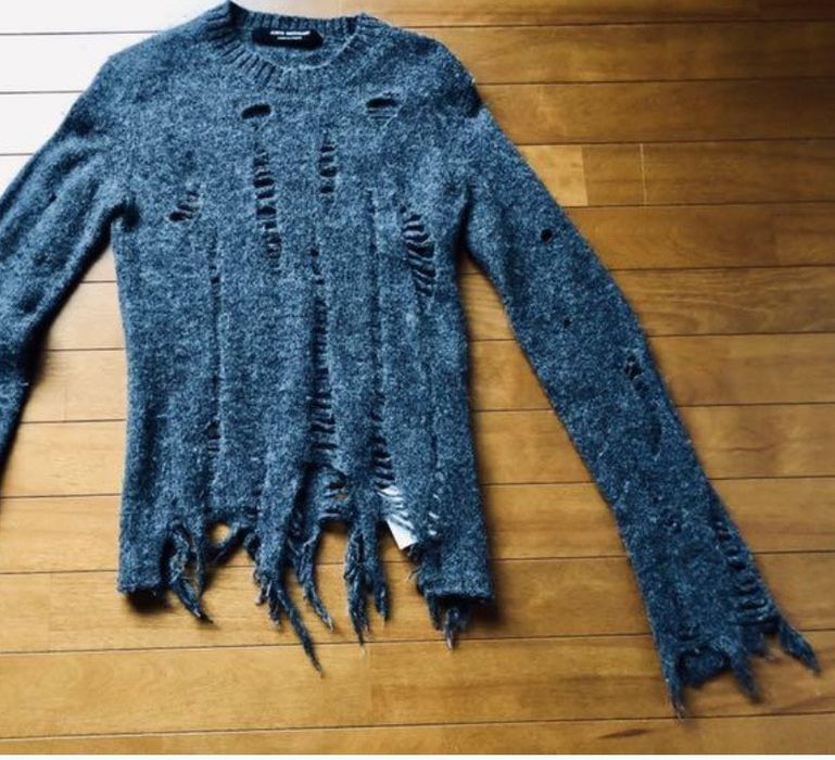 Junya watanabe discount distressed sweater