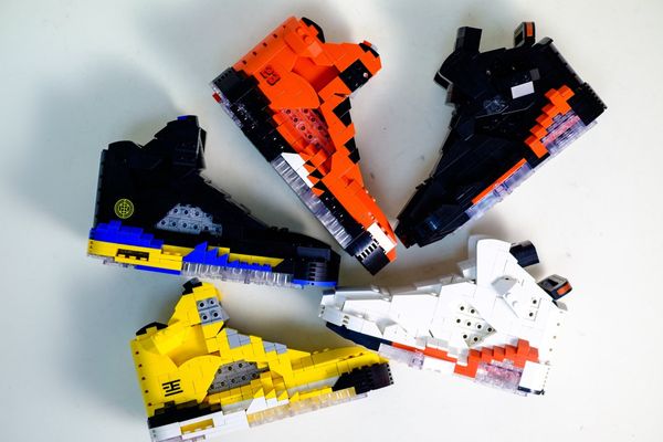Lego Netmagnetism Kickbricks Jordan 6 Infrared set | Grailed