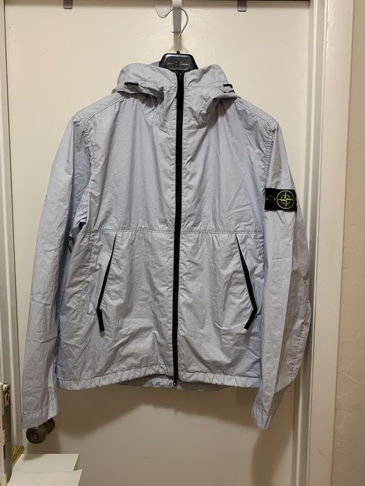 Stone Island Stone Island Sky Blue Membrana 3L TC Rain Jacket Grailed