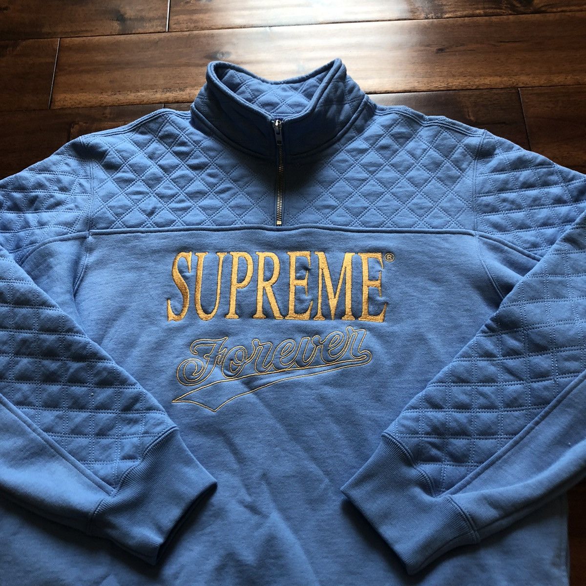 Supreme forever half zip sweatshirt hotsell