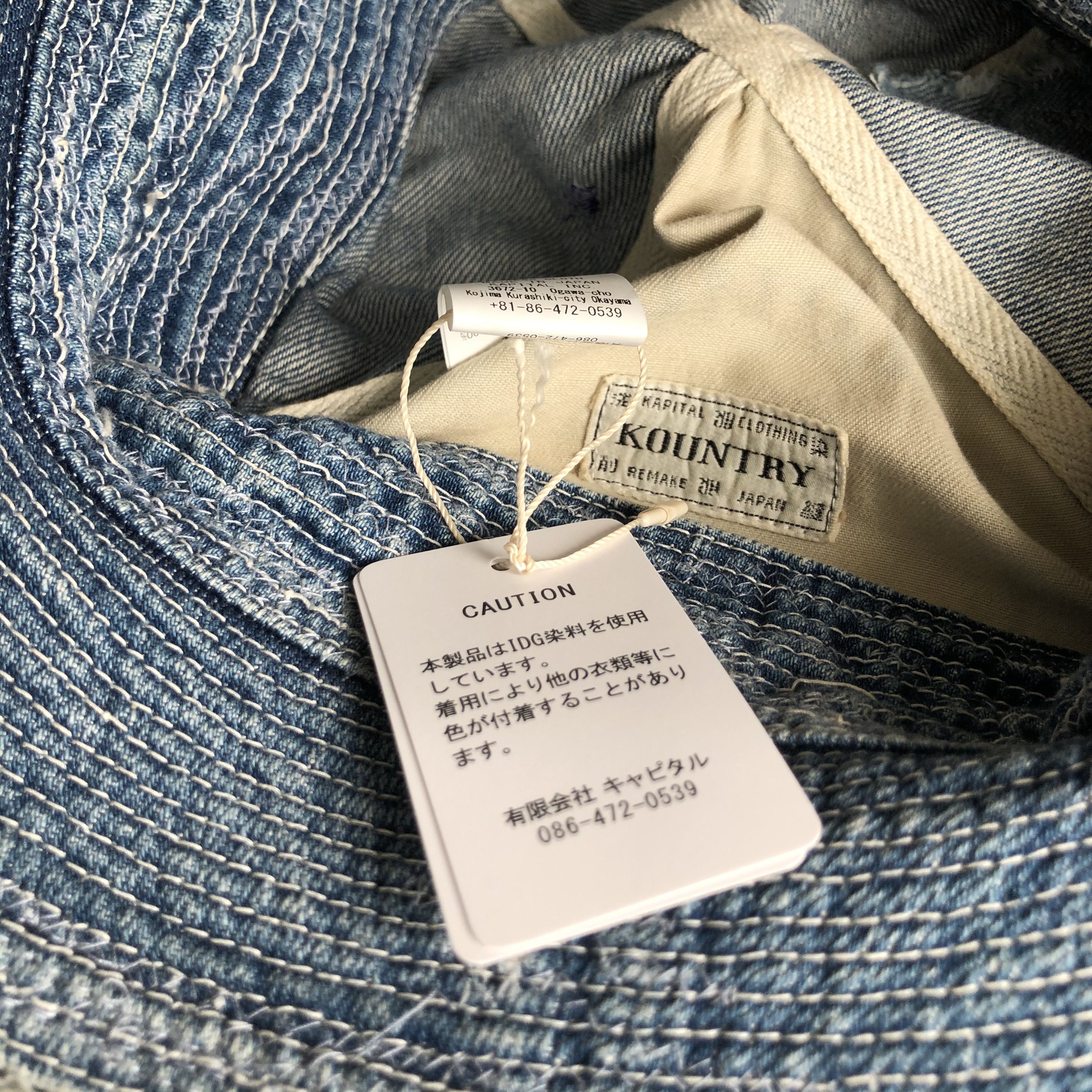 Kapital × Kapital Kountry KAPITAL BORO BUCKET HAT | Grailed