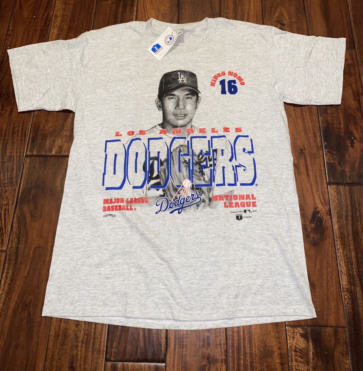 Maillot Vintage Baseball LA Dodgers - Hideo Nomo #48 - Mitchell & Ness - XL - Gris