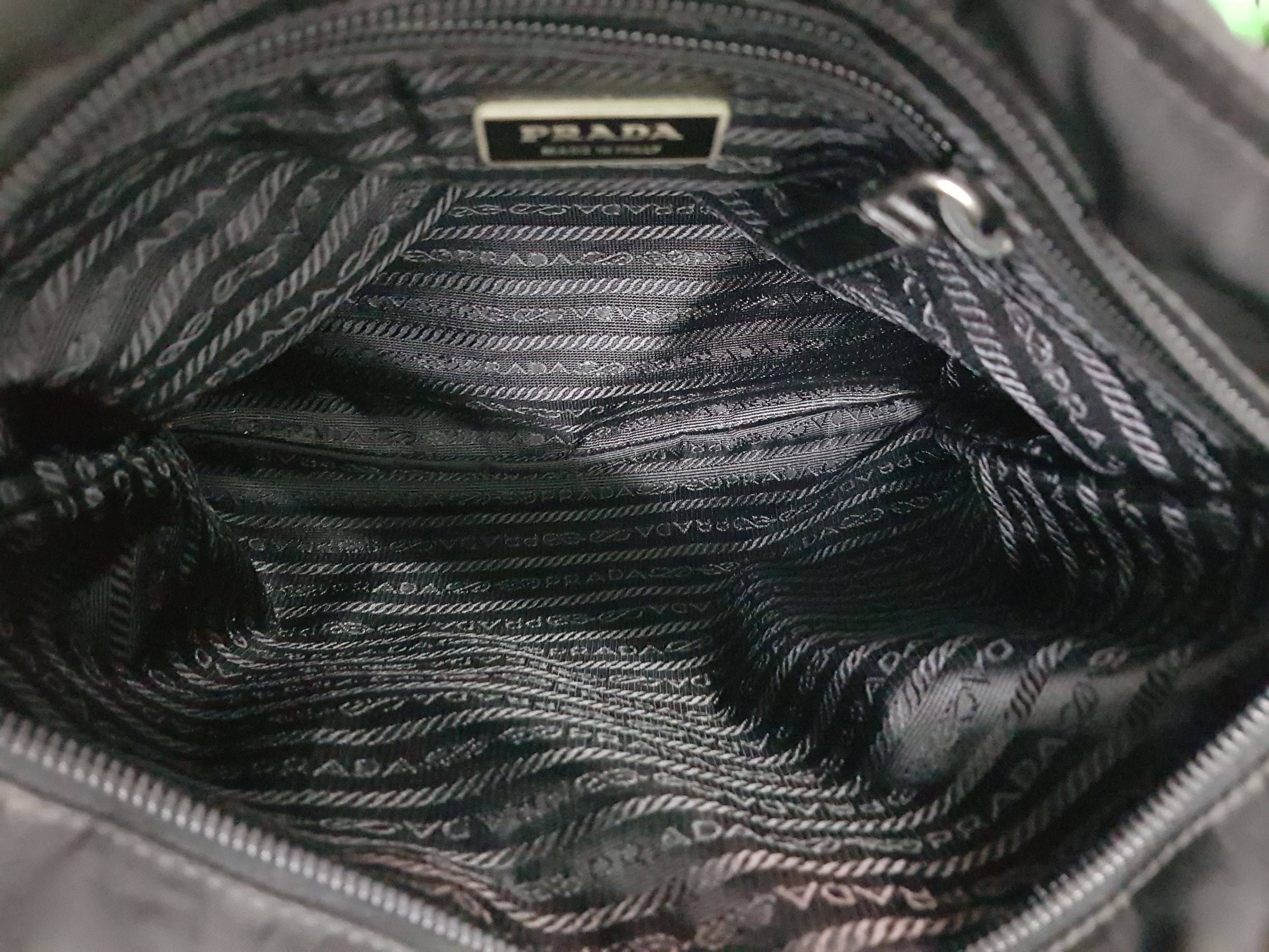 Prada 🔥Authentic🔥 PRADA Milano Nylon Tessuto Saffi Sling Bag Size ONE SIZE - 7 Thumbnail