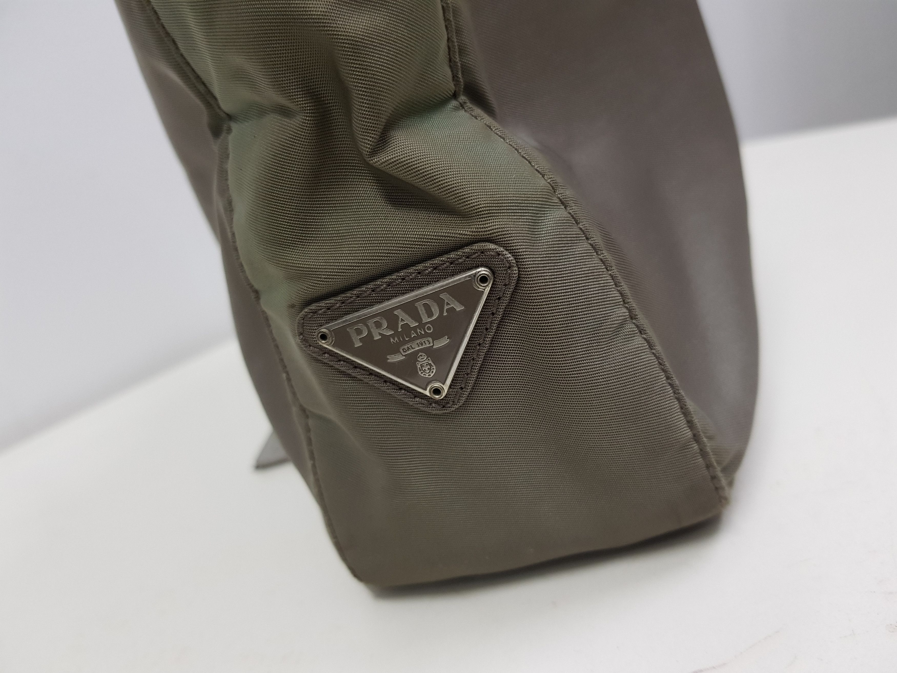 Prada 🔥Authentic 🔥 PRADA Milano NylonTessuto Metallo Size ONE SIZE - 3 Thumbnail