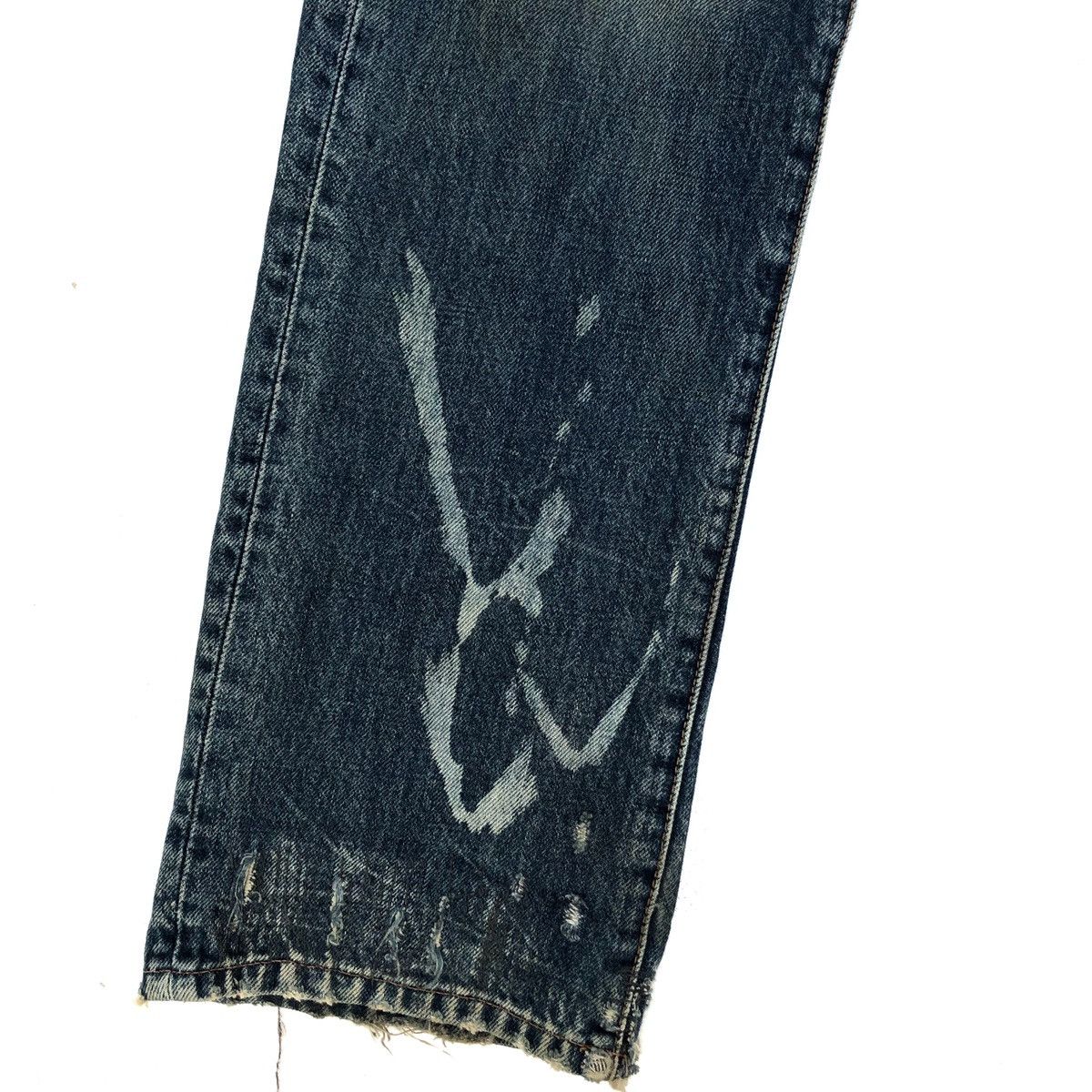 If Six Was Nine 🌟RNA Too Fast To Live Skulls Patchwork Pocket Denim Jeans Size US 30 / EU 46 - 9 Thumbnail