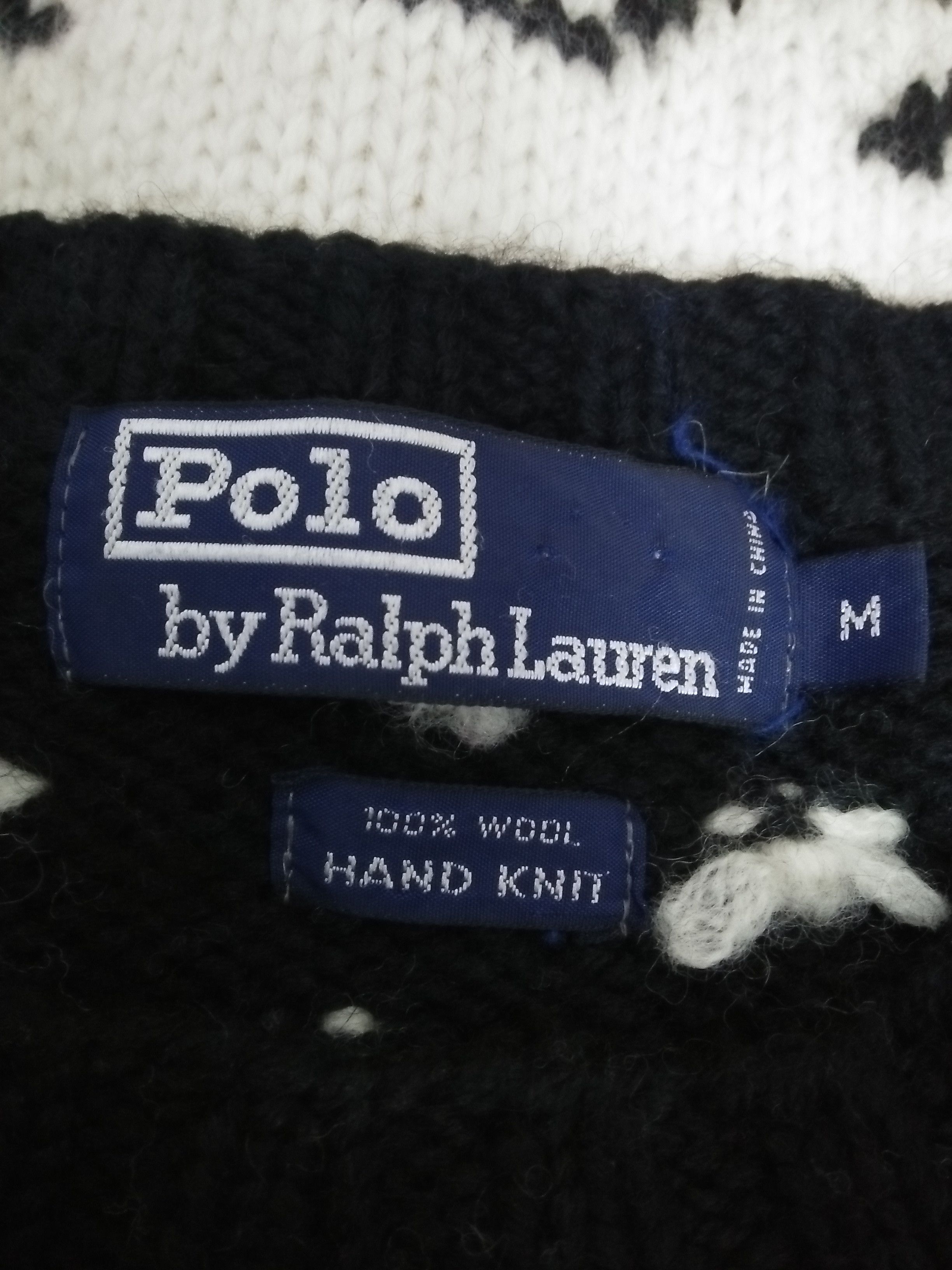 Polo Ralph Lauren × Vintage 90s POLO RALPH LAUREN KNITWEAR FULL (B186) Size US M / EU 48-50 / 2 - 4 Thumbnail