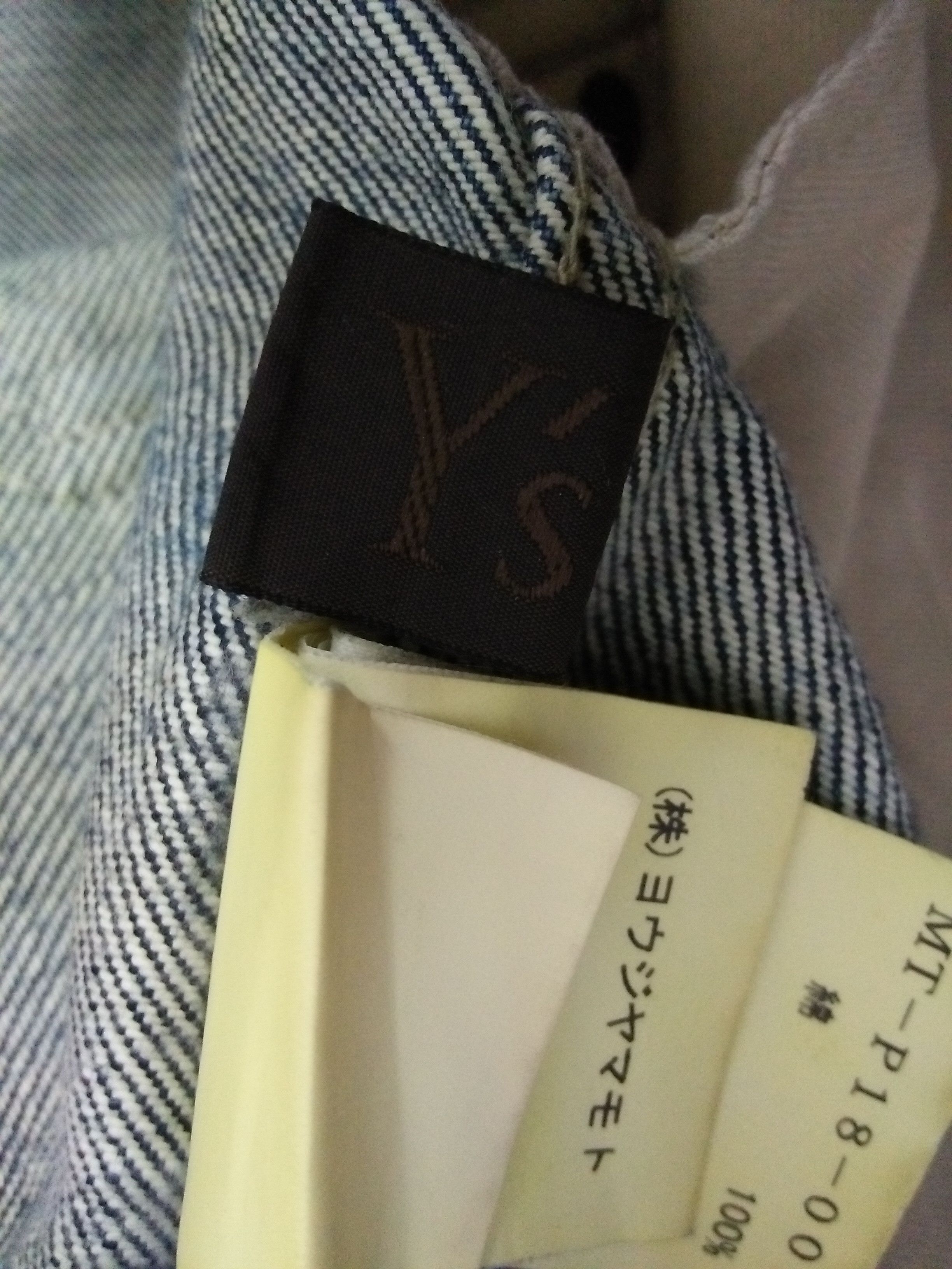 Vintage × Yohji Yamamoto 90s YOHJI YAMAMOTO Y's DISTRESSED DENIM JAPAN (B221) Size US 33 - 15 Thumbnail