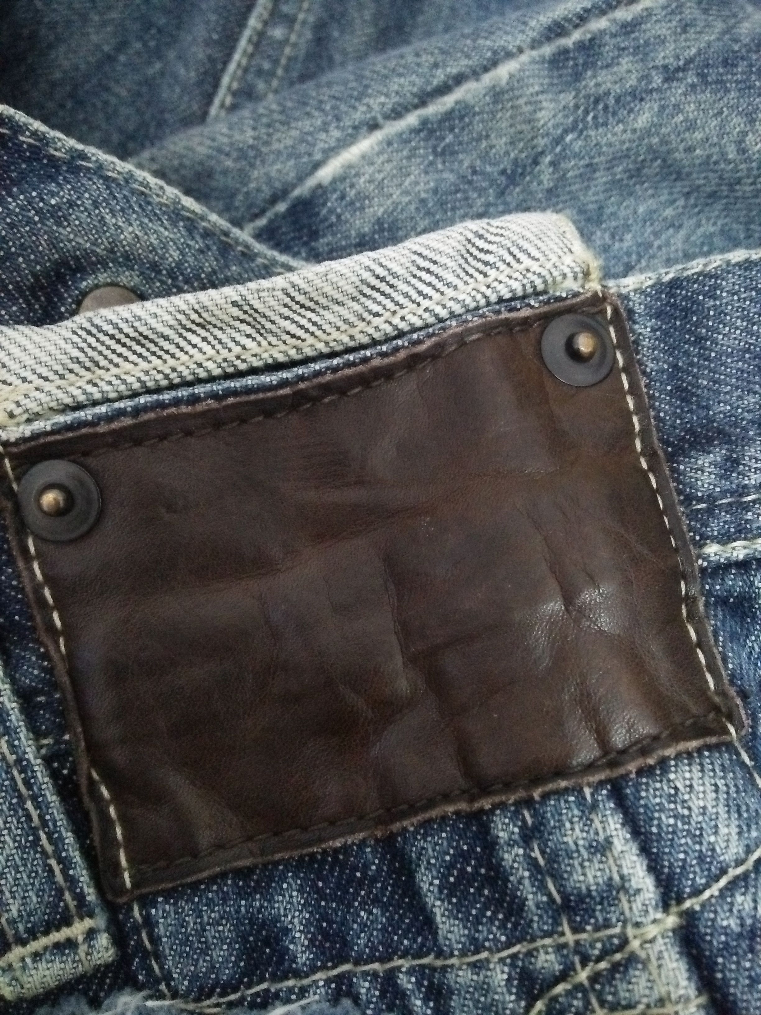 Vintage × Yohji Yamamoto 90s YOHJI YAMAMOTO Y's DISTRESSED DENIM JAPAN (B221) Size US 33 - 10 Thumbnail