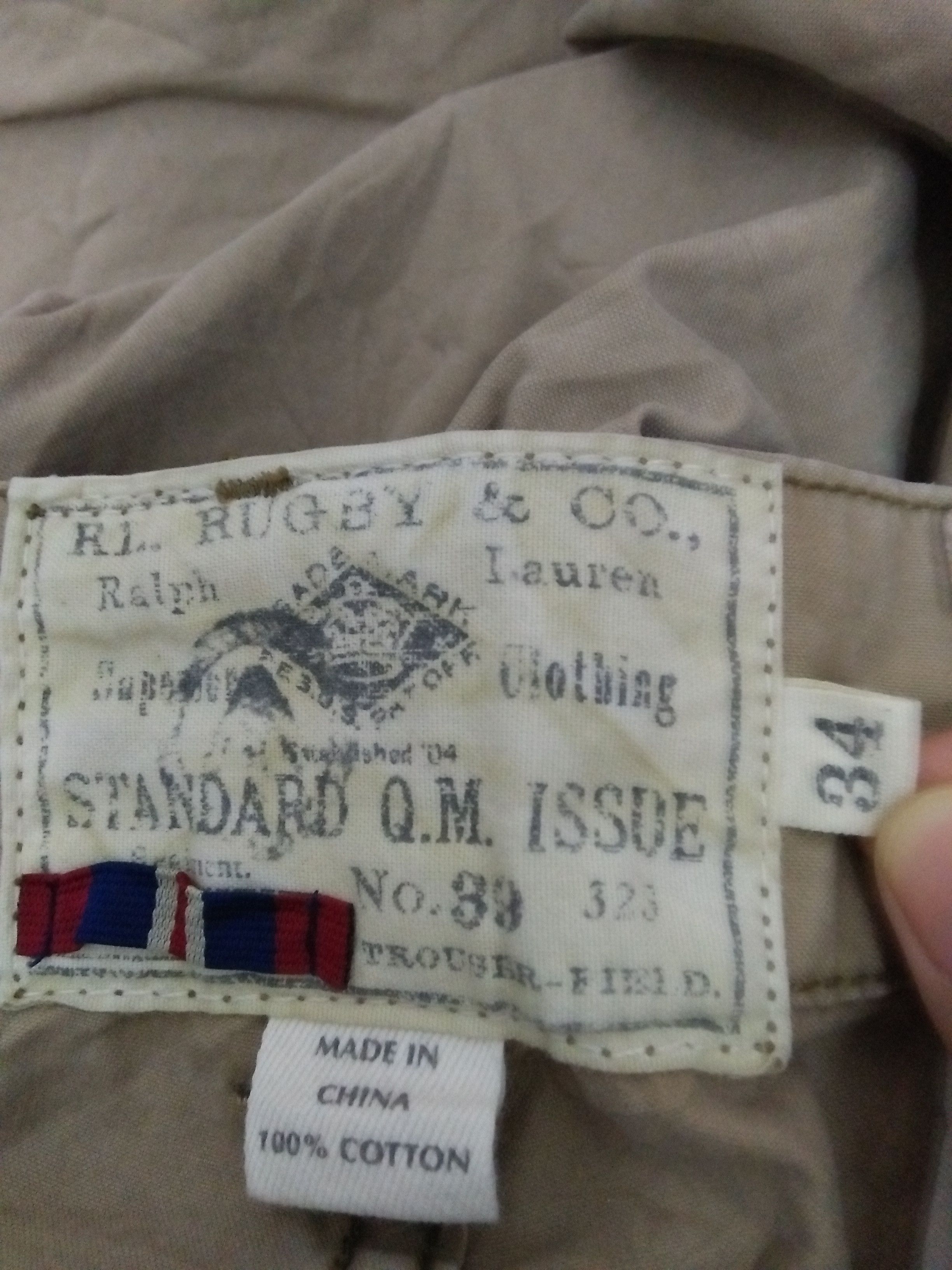 Polo Ralph Lauren × Vintage POLO RUGBY RALPH LAUREN RT MILITARY TACTICAL (A912) Size US 37 - 8 Thumbnail