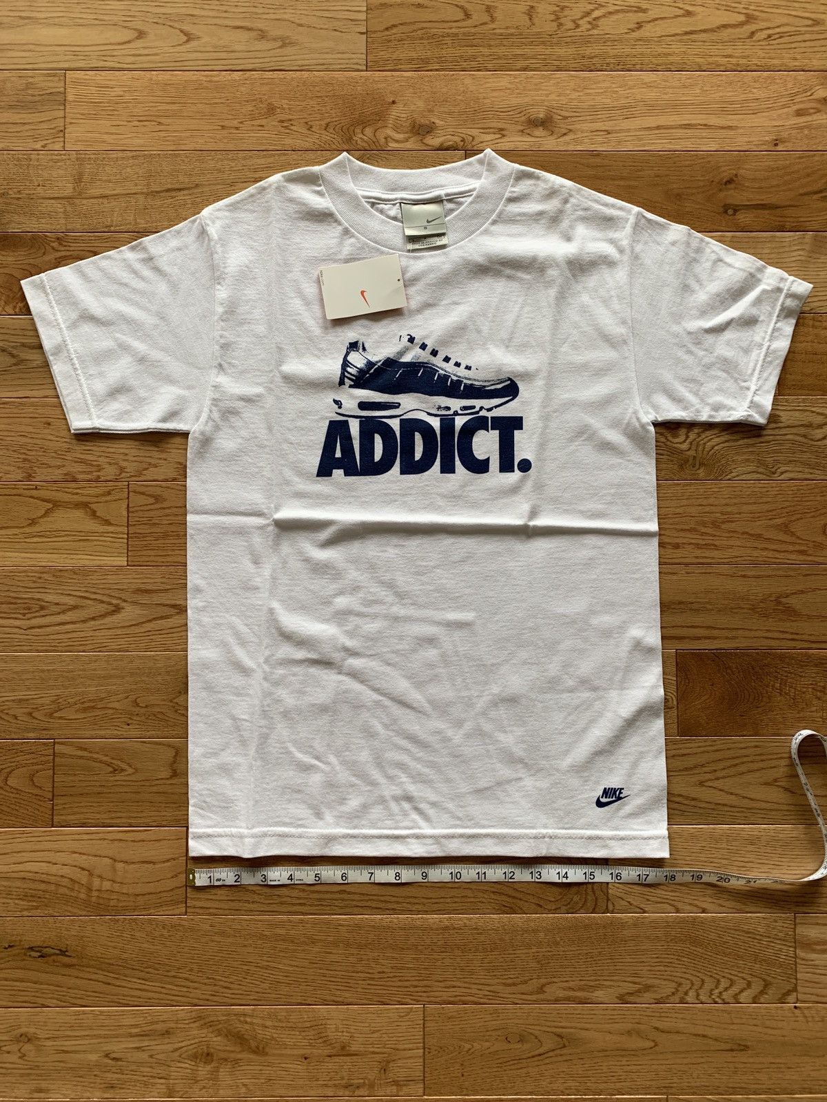 Nike × Vintage Nike air max 95 addict t shirt Size US S / EU 44-46 / 1 - 1 Thumbnail