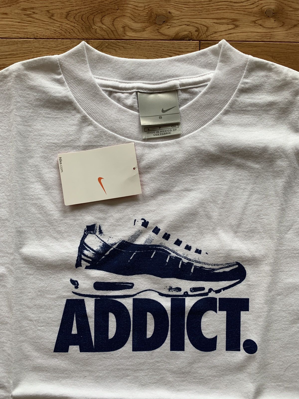 Nike × Vintage Nike air max 95 addict t shirt Size US S / EU 44-46 / 1 - 3 Thumbnail