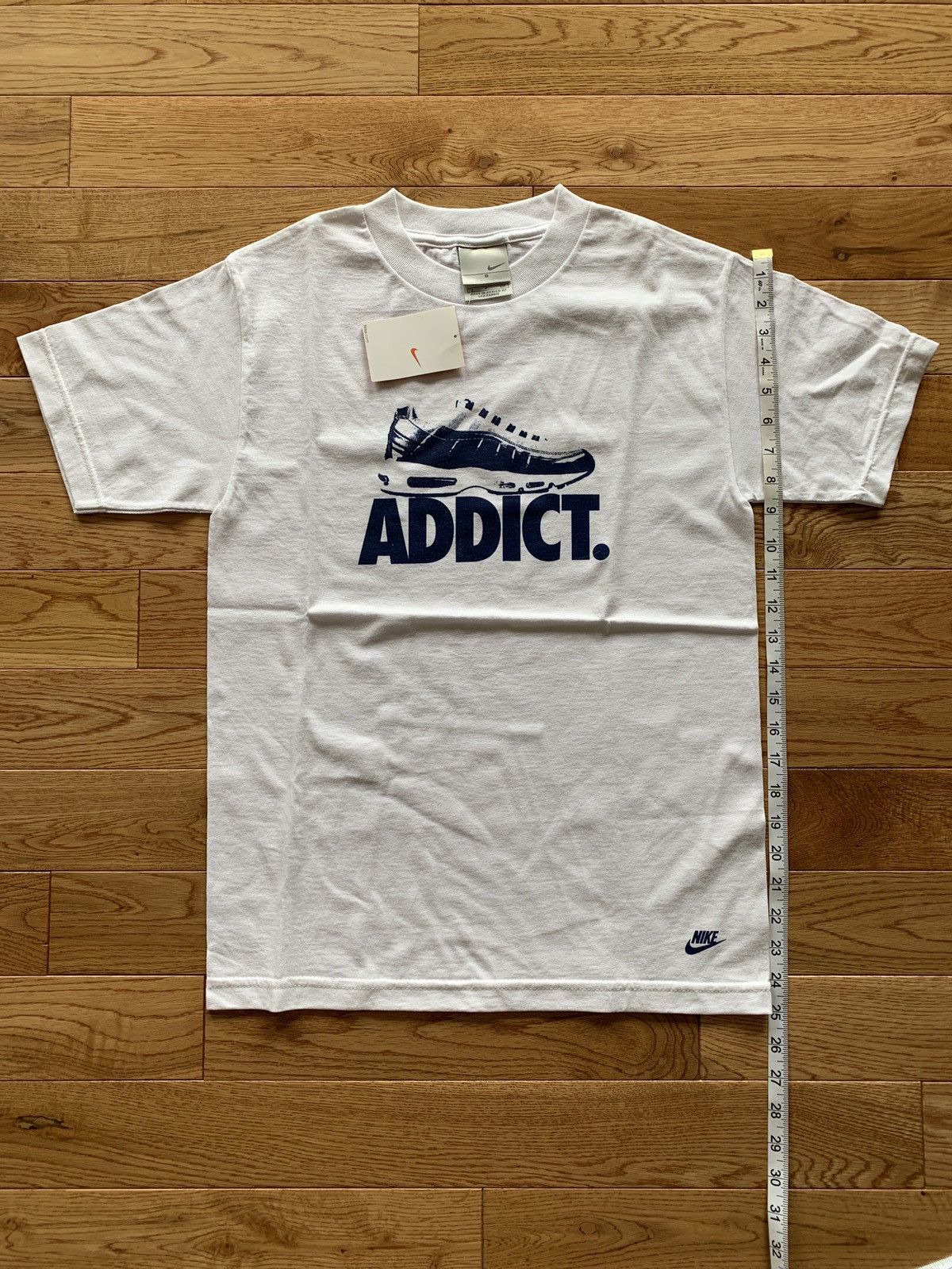 Nike × Vintage Nike air max 95 addict t shirt Size US S / EU 44-46 / 1 - 2 Thumbnail