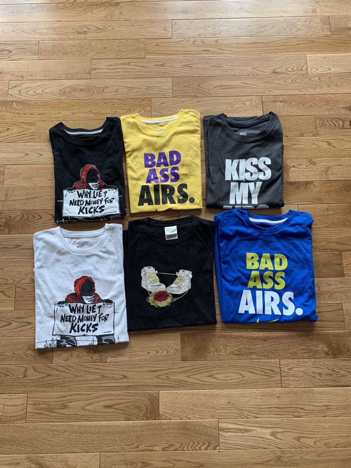 Nike × Vintage Lot of 6 Nike T-shirts Size US M / EU 48-50 / 2 - 1 Thumbnail