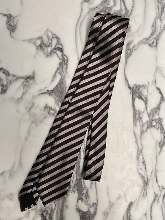 Dior Dior Homme Hedi Slimane Skinny Striped Tie | Grailed