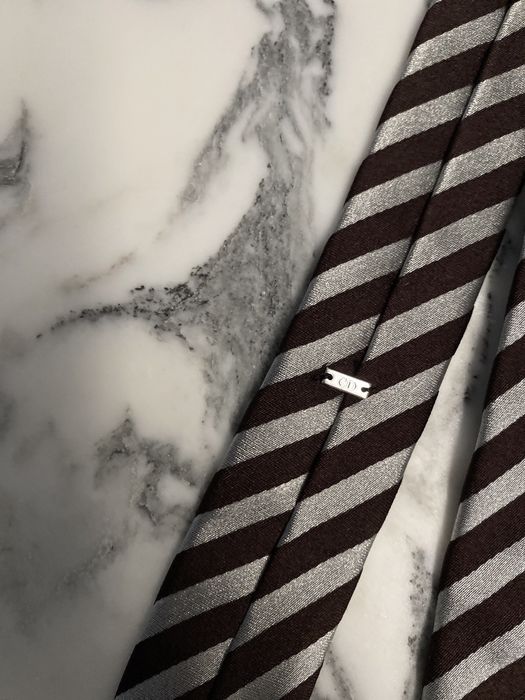 Dior Dior Homme Hedi Slimane Skinny Striped Tie | Grailed